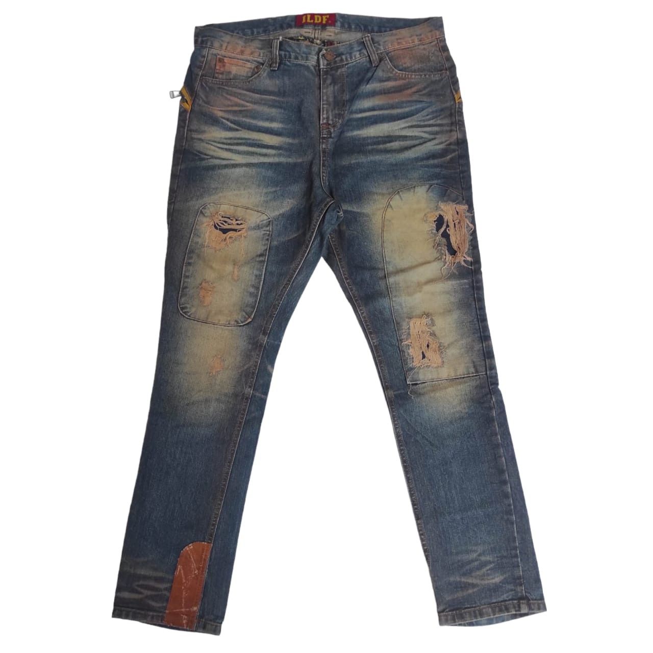 Hysteric Glamour ILDF “Street Make It Punk” Rare Punk Style Denim Pants Size US 34 / EU 50 - 2 Thumbnail
