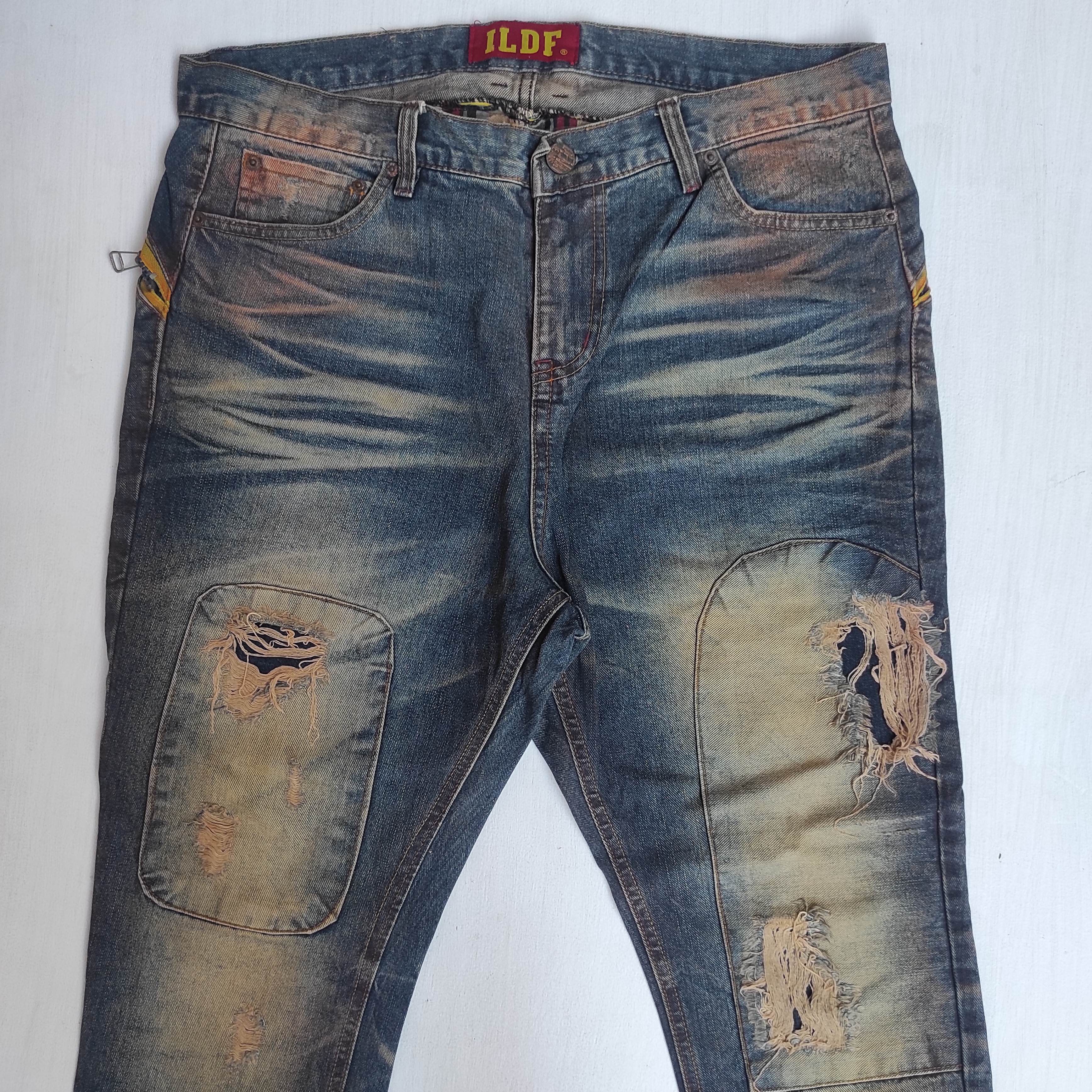 Hysteric Glamour ILDF “Street Make It Punk” Rare Punk Style Denim Pants Size US 34 / EU 50 - 4 Thumbnail