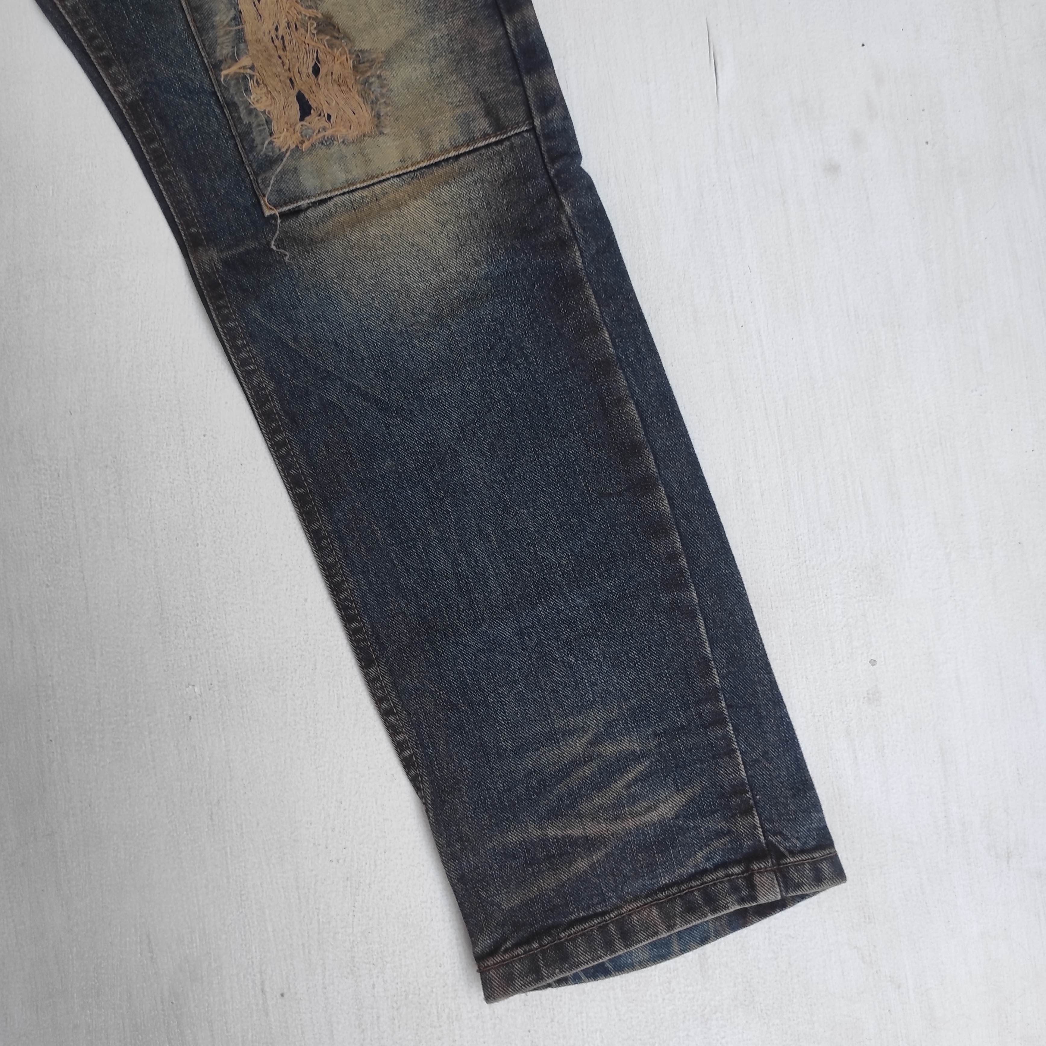 Hysteric Glamour ILDF “Street Make It Punk” Rare Punk Style Denim Pants Size US 34 / EU 50 - 6 Thumbnail