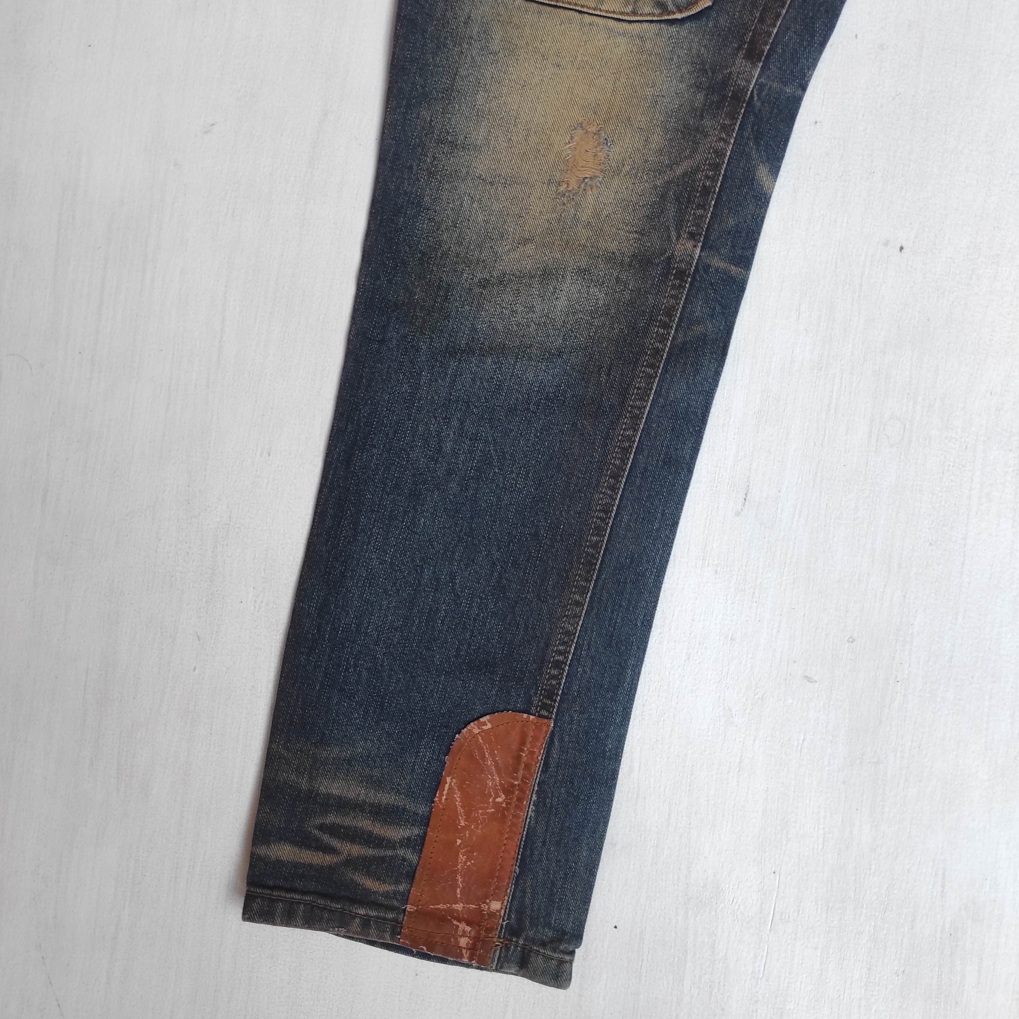 Hysteric Glamour ILDF “Street Make It Punk” Rare Punk Style Denim Pants Size US 34 / EU 50 - 5 Thumbnail