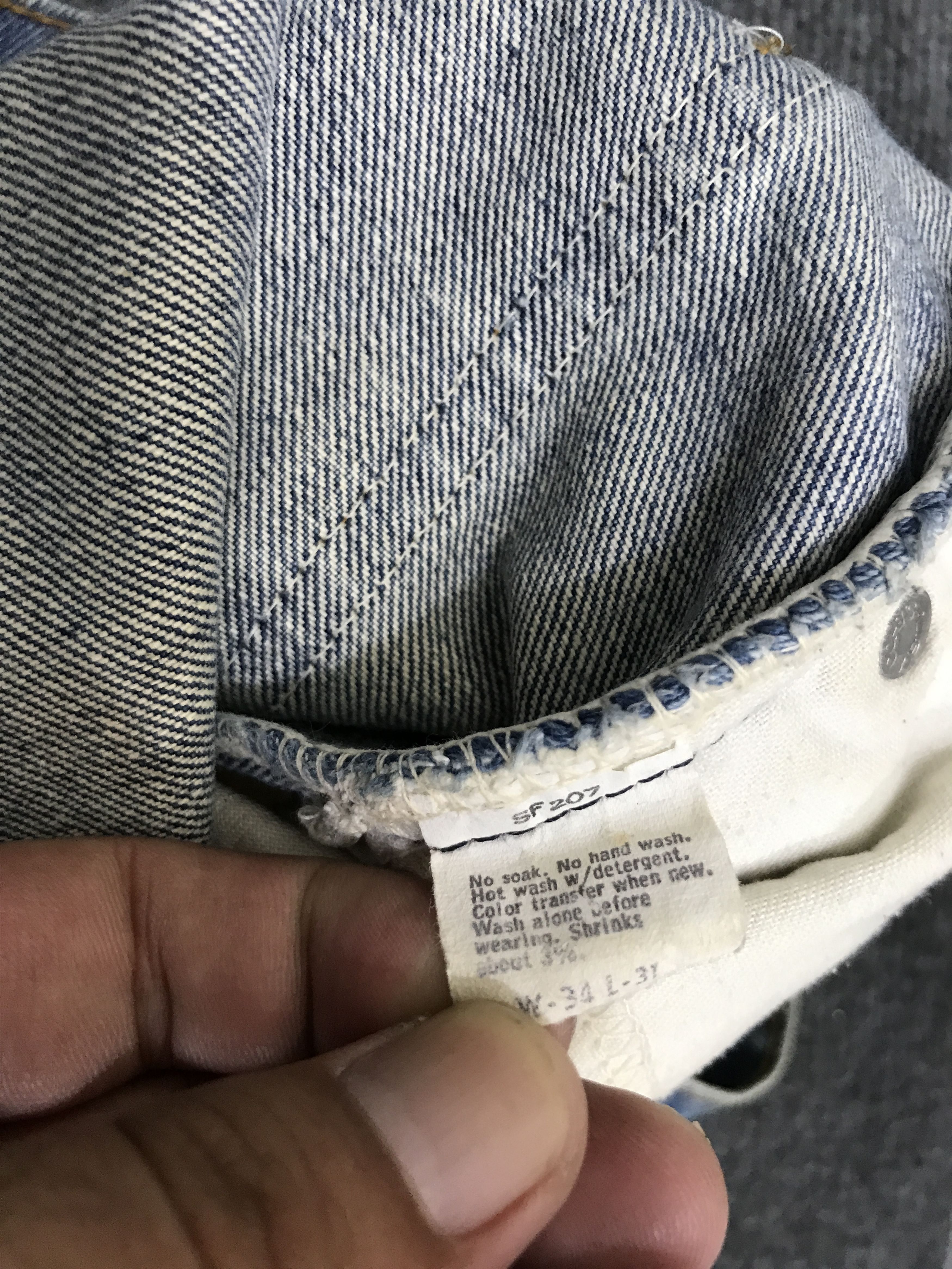 Levi's VL195-Vintage Levis 20505 Regular Jeans Size 34" / US 12 / IT 48 - 13 Thumbnail