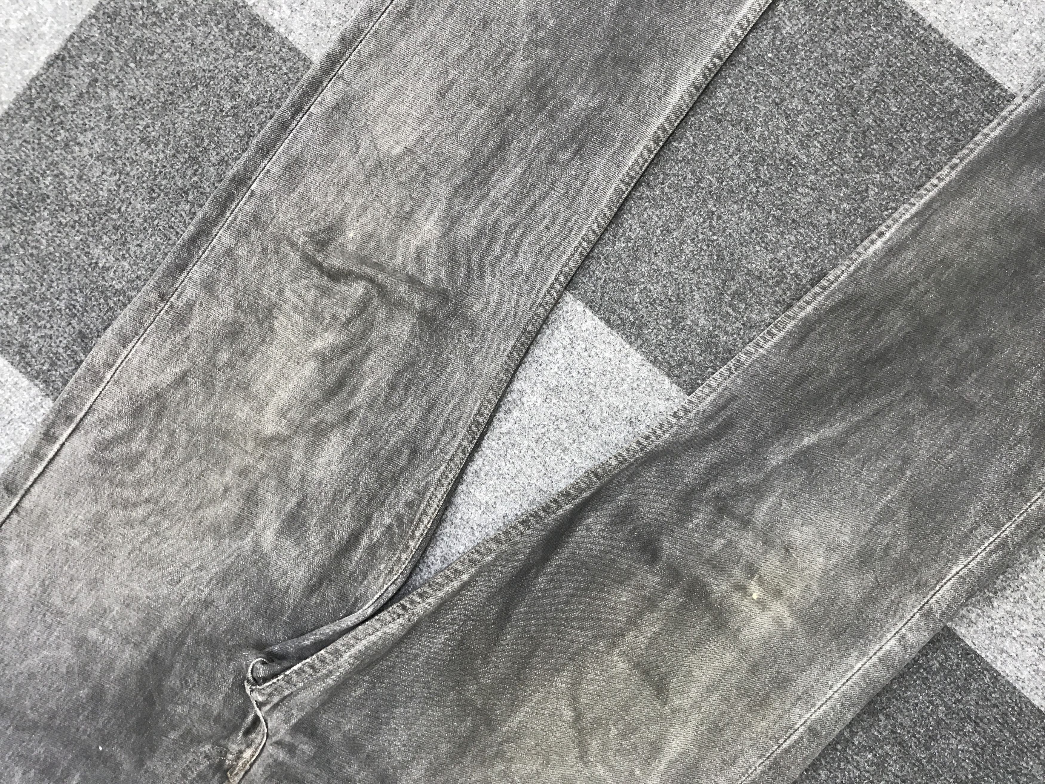 Levi's VL196- Vtg Levis 501 Original Black Wash Jeans Size US 33 - 3 Thumbnail
