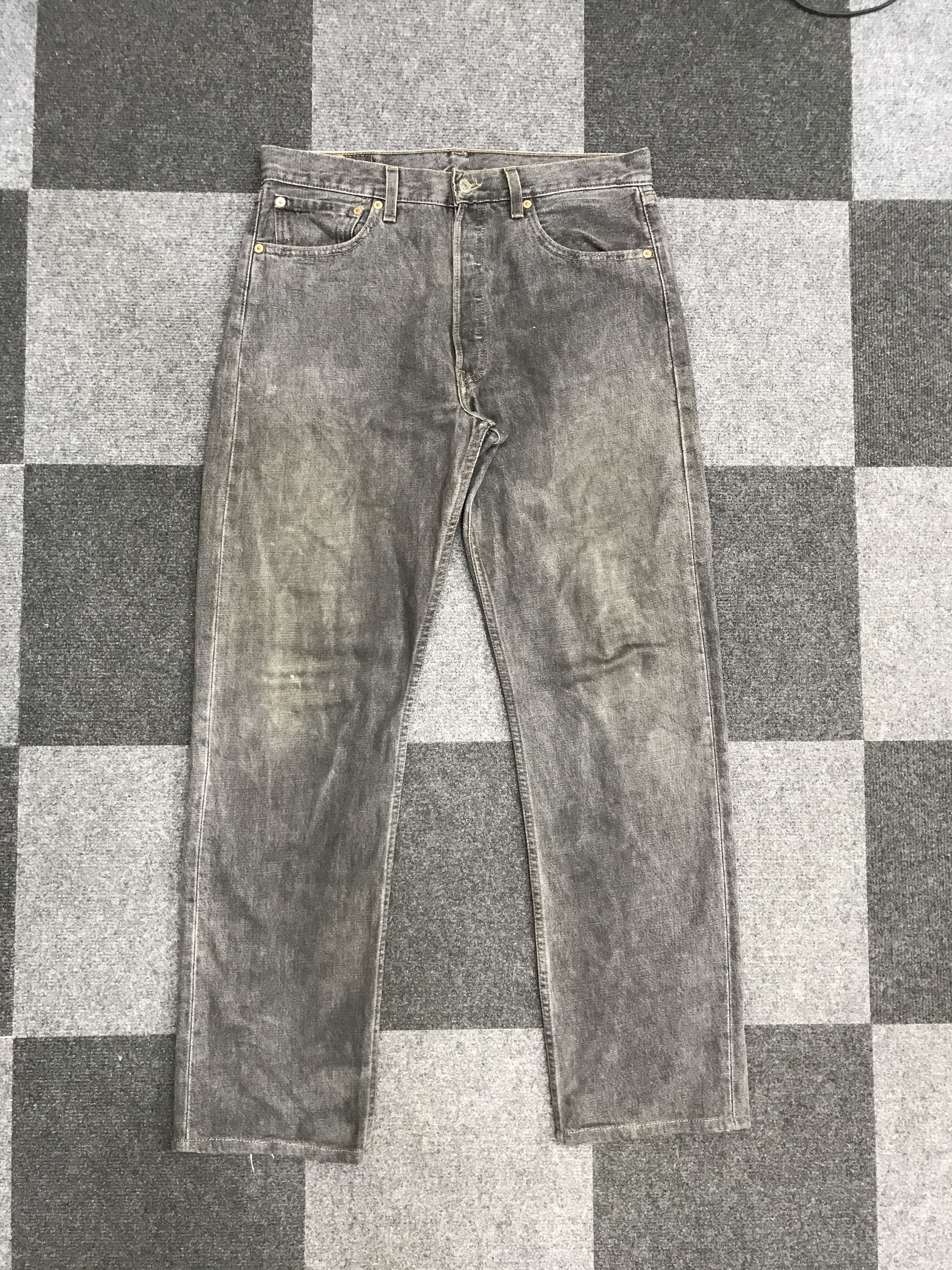 image of Vl196- VTG Levis 501 Superblack Wash Jeans, Men's (Size 33)