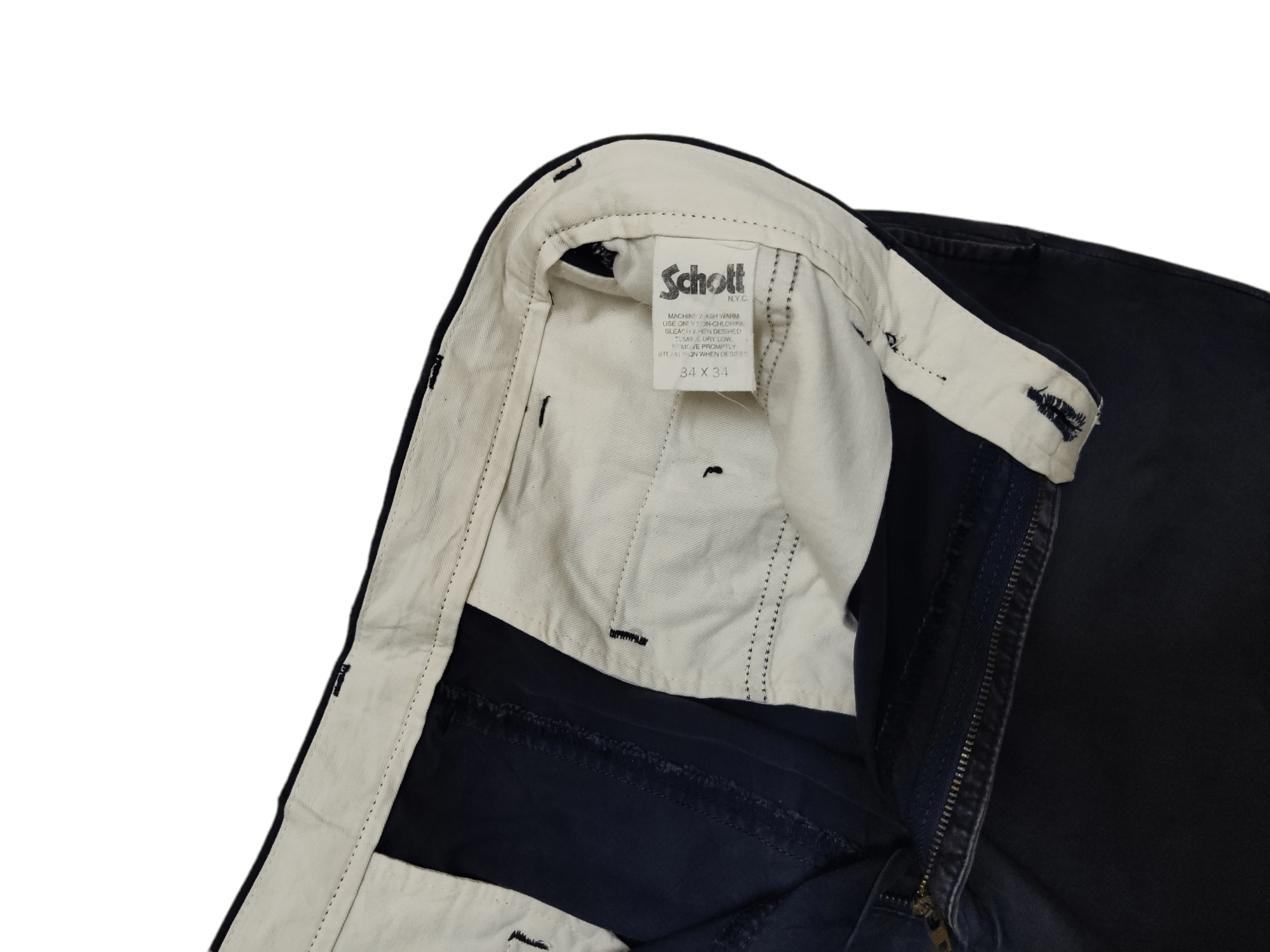 Schott Vintage Schott NYC Casual Slack Docker Pants Trousers Size US 34 / EU 50 - 10 Thumbnail