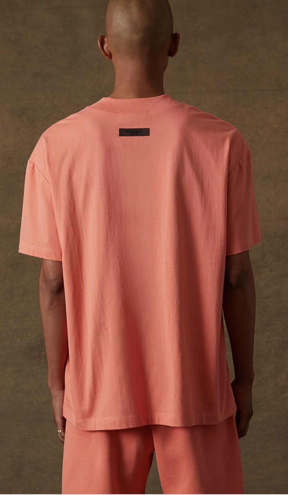 FOG FOG - Essentials Fear Of God Coral T-Shirt Size X-Small Size US XS / EU 42 / 0 - 9 Thumbnail
