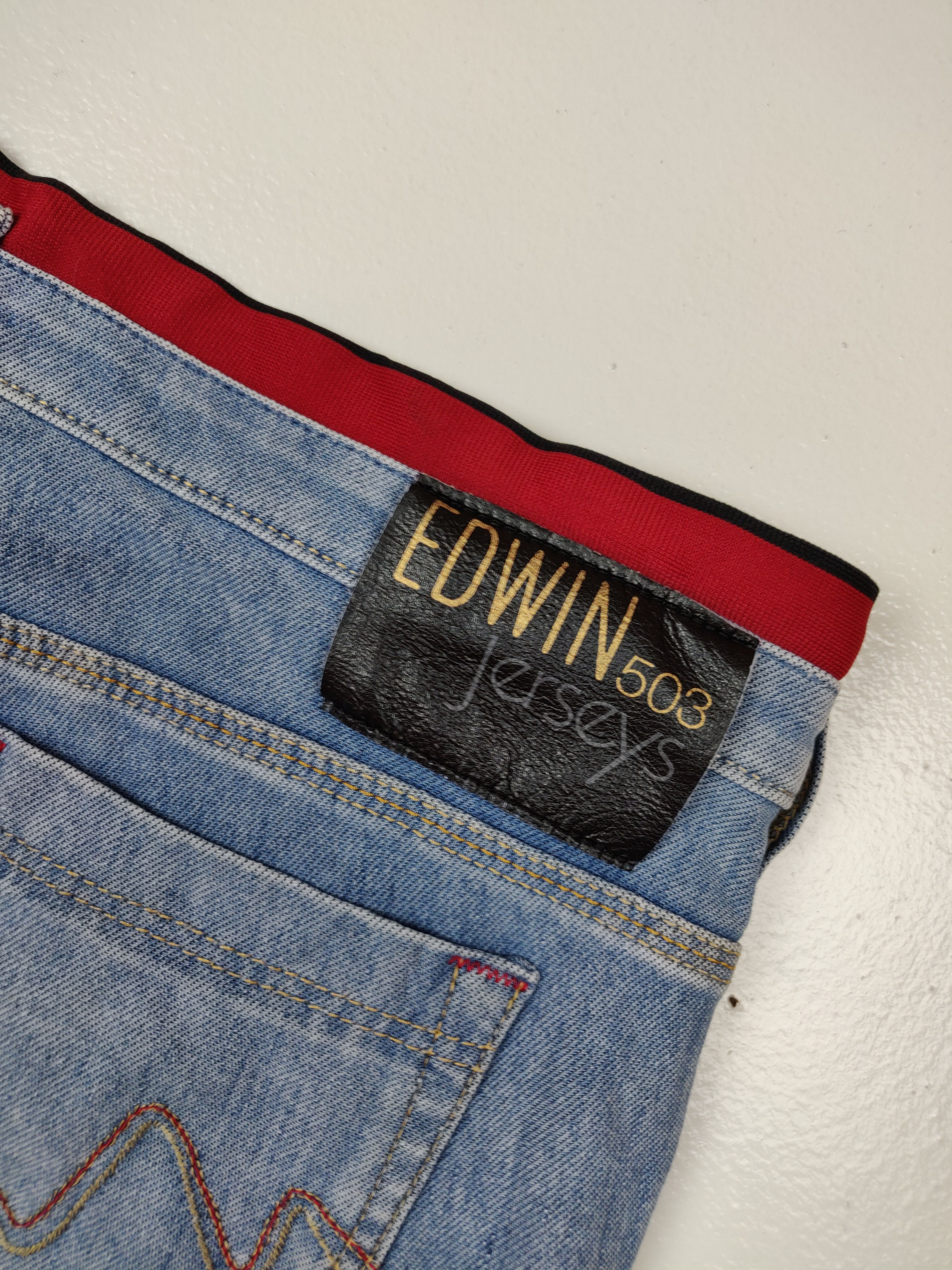 Edwin Edwin 503 Jerseys Casual Drawstring Jeans Denim Trouser Size US 34 / EU 50 - 9 Thumbnail