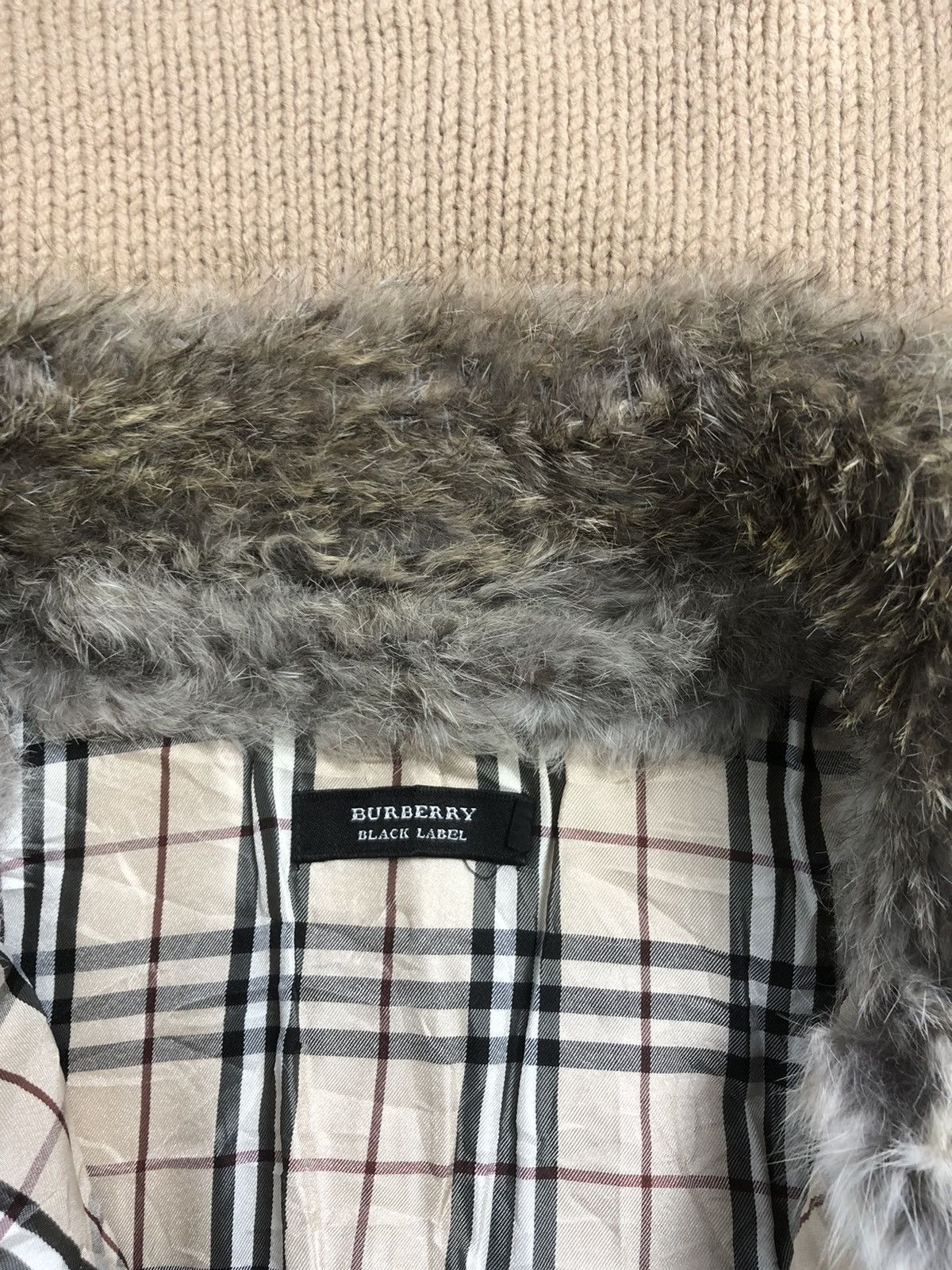 Burberry × Other Burberry Faux Fur Nova Check Woolen Jacket Size M / US 6-8 / IT 42-44 - 9 Thumbnail