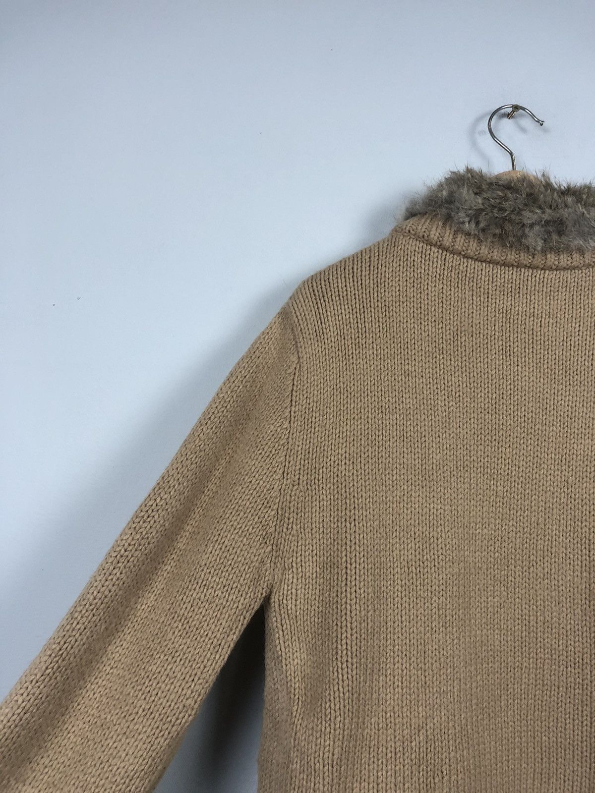 Burberry × Other Burberry Faux Fur Nova Check Woolen Jacket Size M / US 6-8 / IT 42-44 - 5 Thumbnail