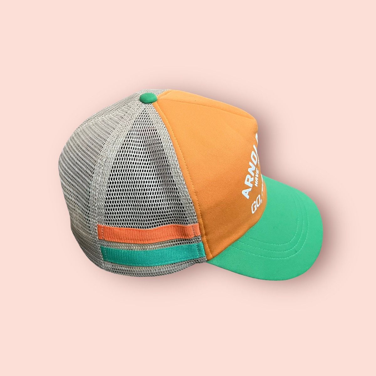 Japanese Brand VINTAGE ARNOLD PALMER TRUCKER SNAPBACK Size ONE SIZE - 13 Thumbnail