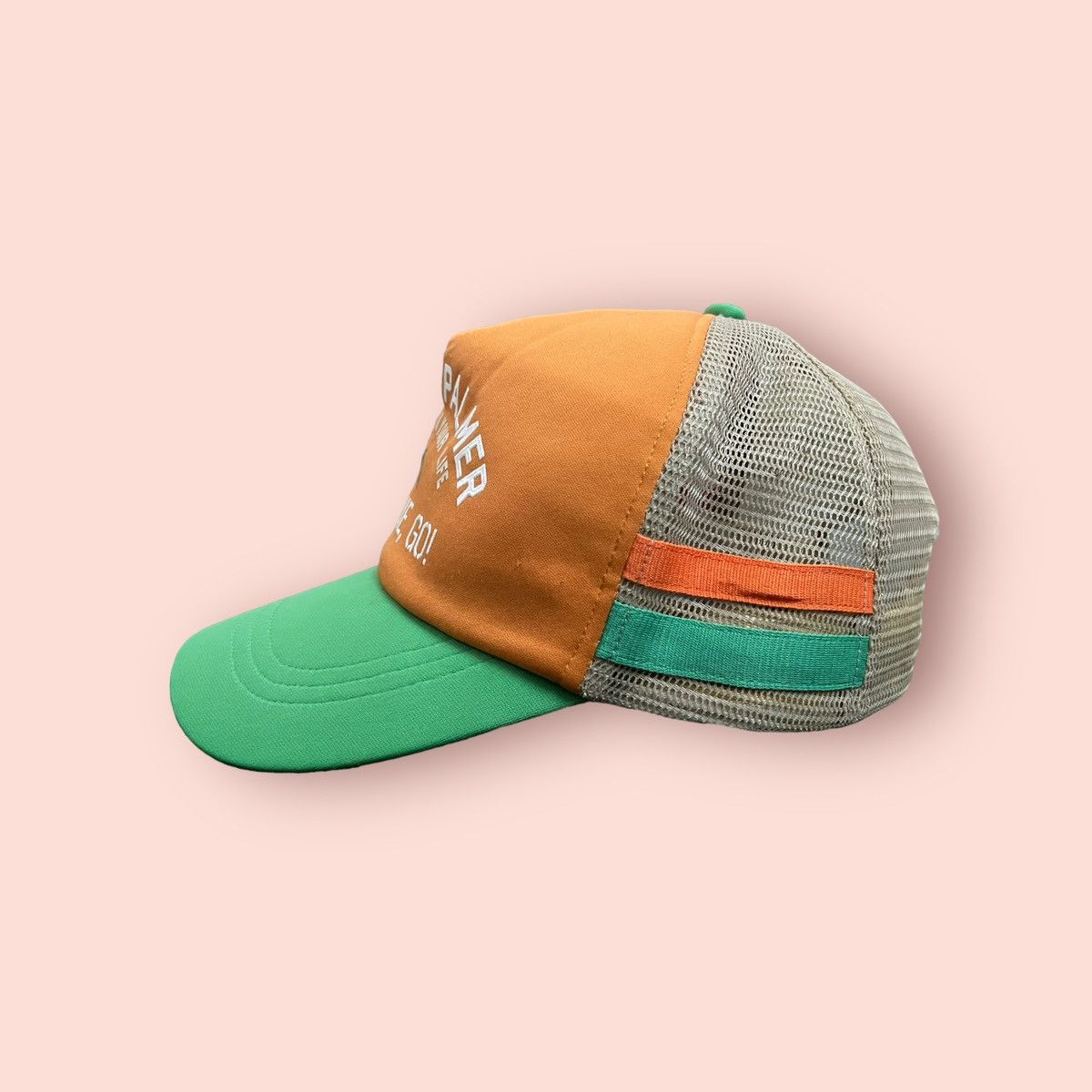 Japanese Brand VINTAGE ARNOLD PALMER TRUCKER SNAPBACK Size ONE SIZE - 8 Thumbnail