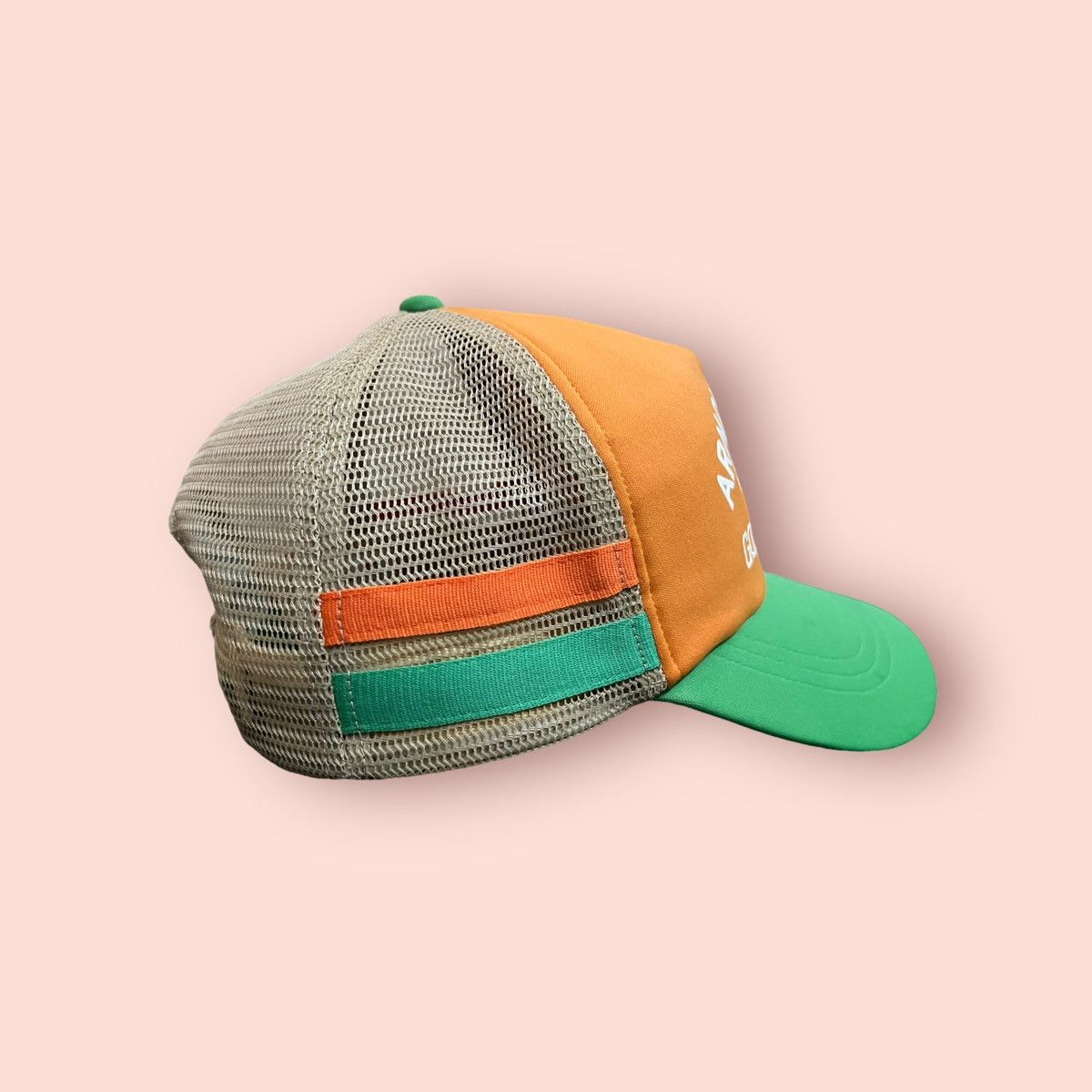 Japanese Brand VINTAGE ARNOLD PALMER TRUCKER SNAPBACK Size ONE SIZE - 12 Thumbnail