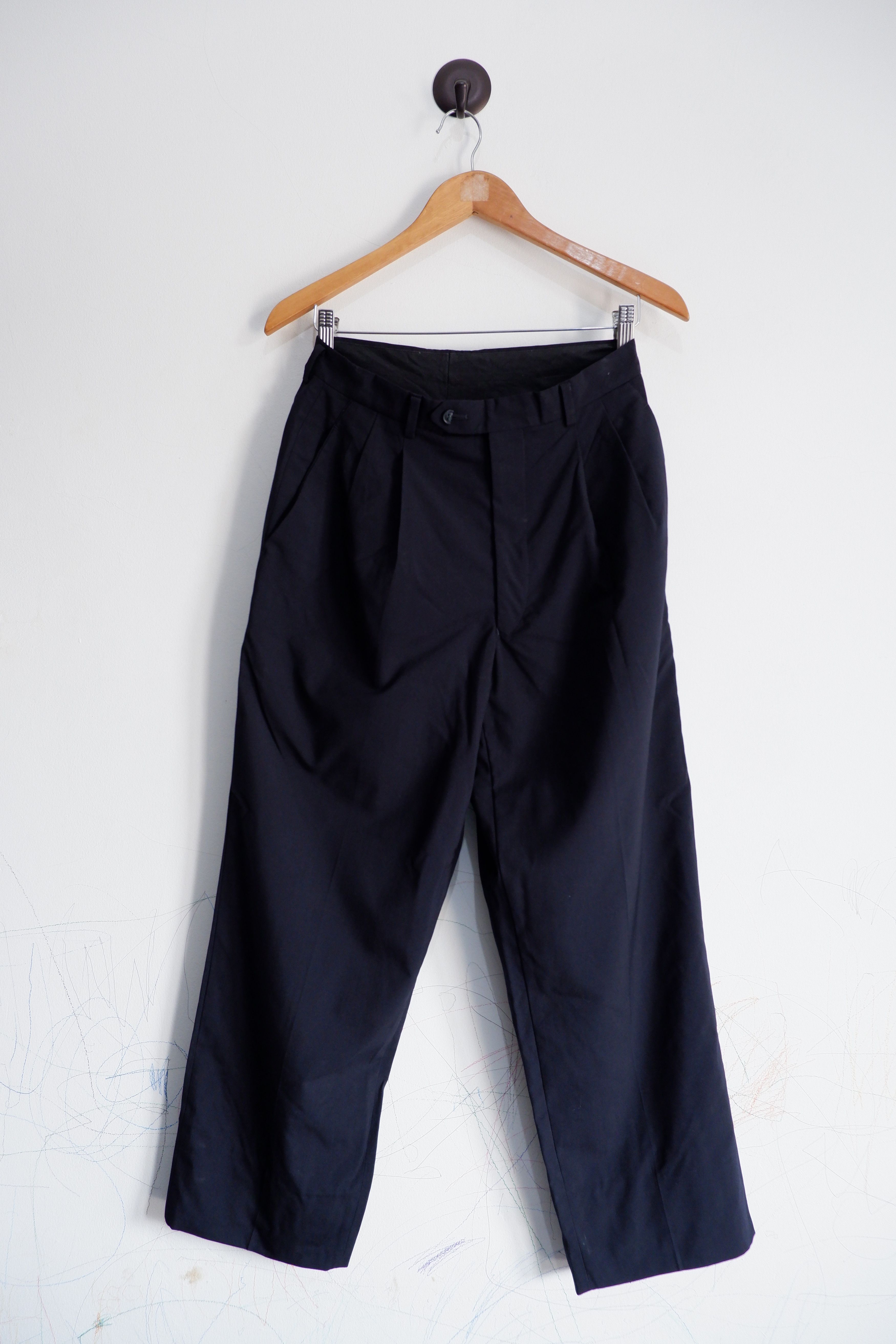 Issey Miyake Vintage IM By Issey Miyake Wide Leg Wool Trousers Size US 28 / EU 44 - 1 Thumbnail
