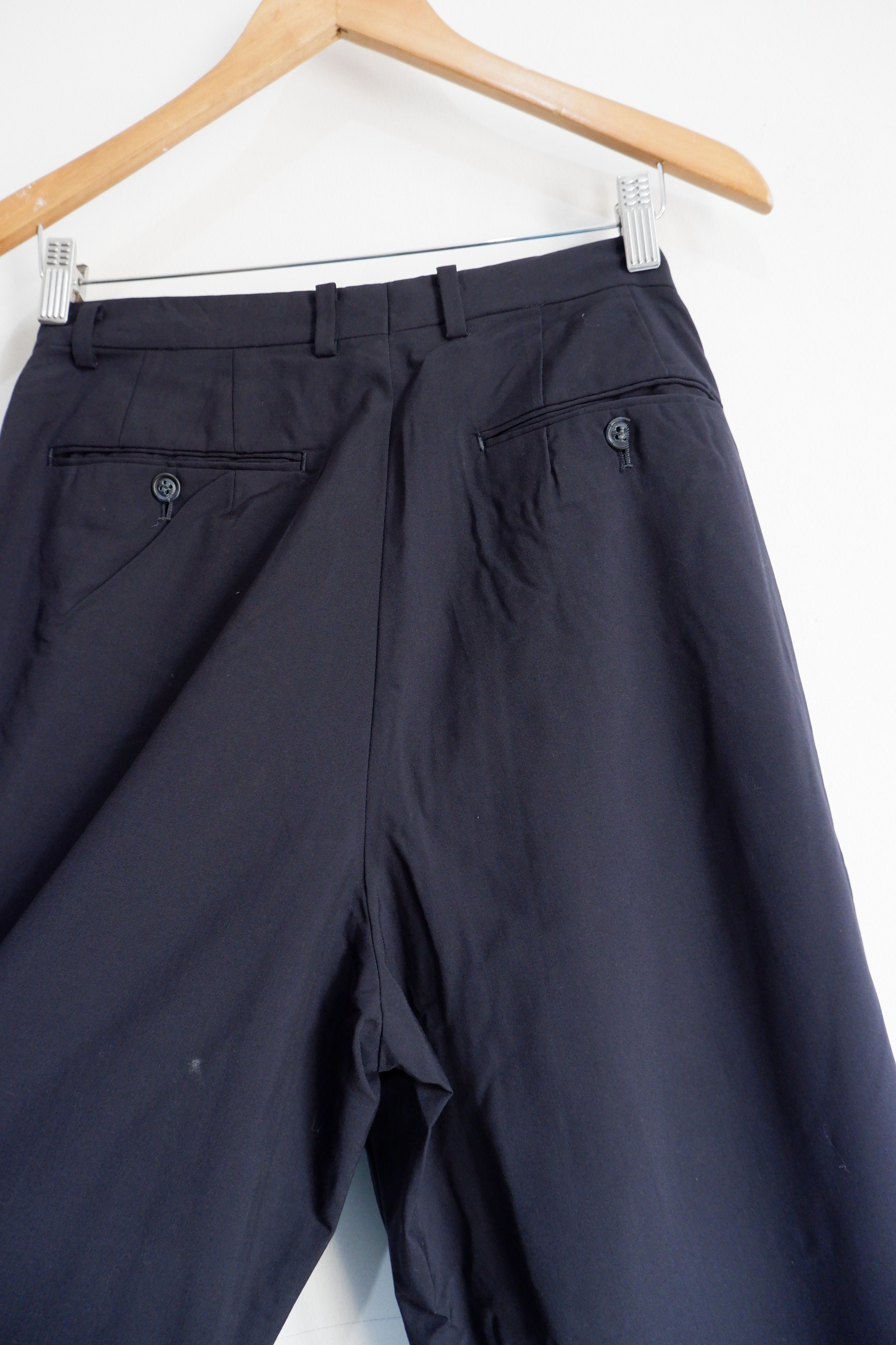 Issey Miyake Vintage IM By Issey Miyake Wide Leg Wool Trousers Size US 28 / EU 44 - 5 Thumbnail