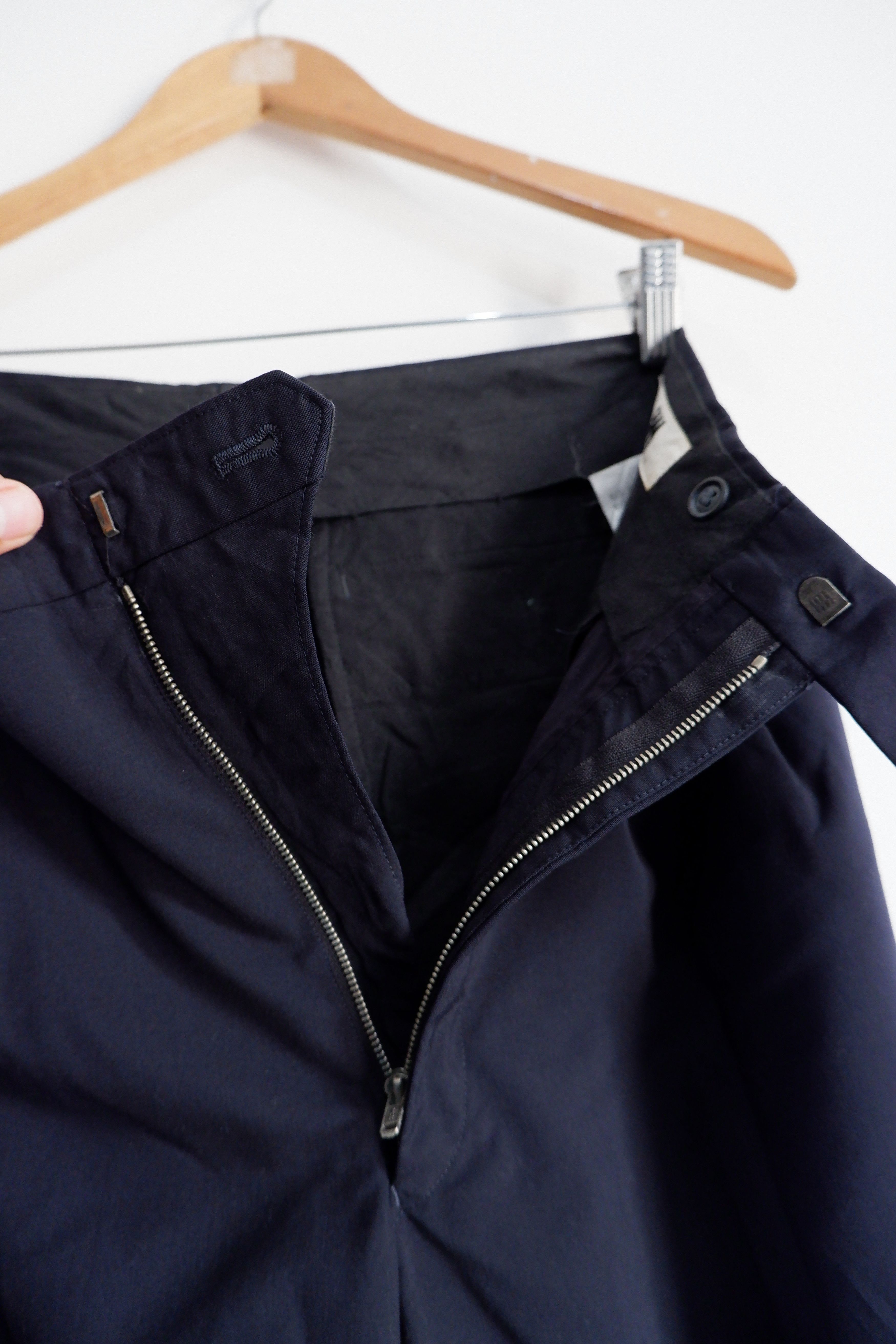 Issey Miyake Vintage IM By Issey Miyake Wide Leg Wool Trousers Size US 28 / EU 44 - 6 Thumbnail