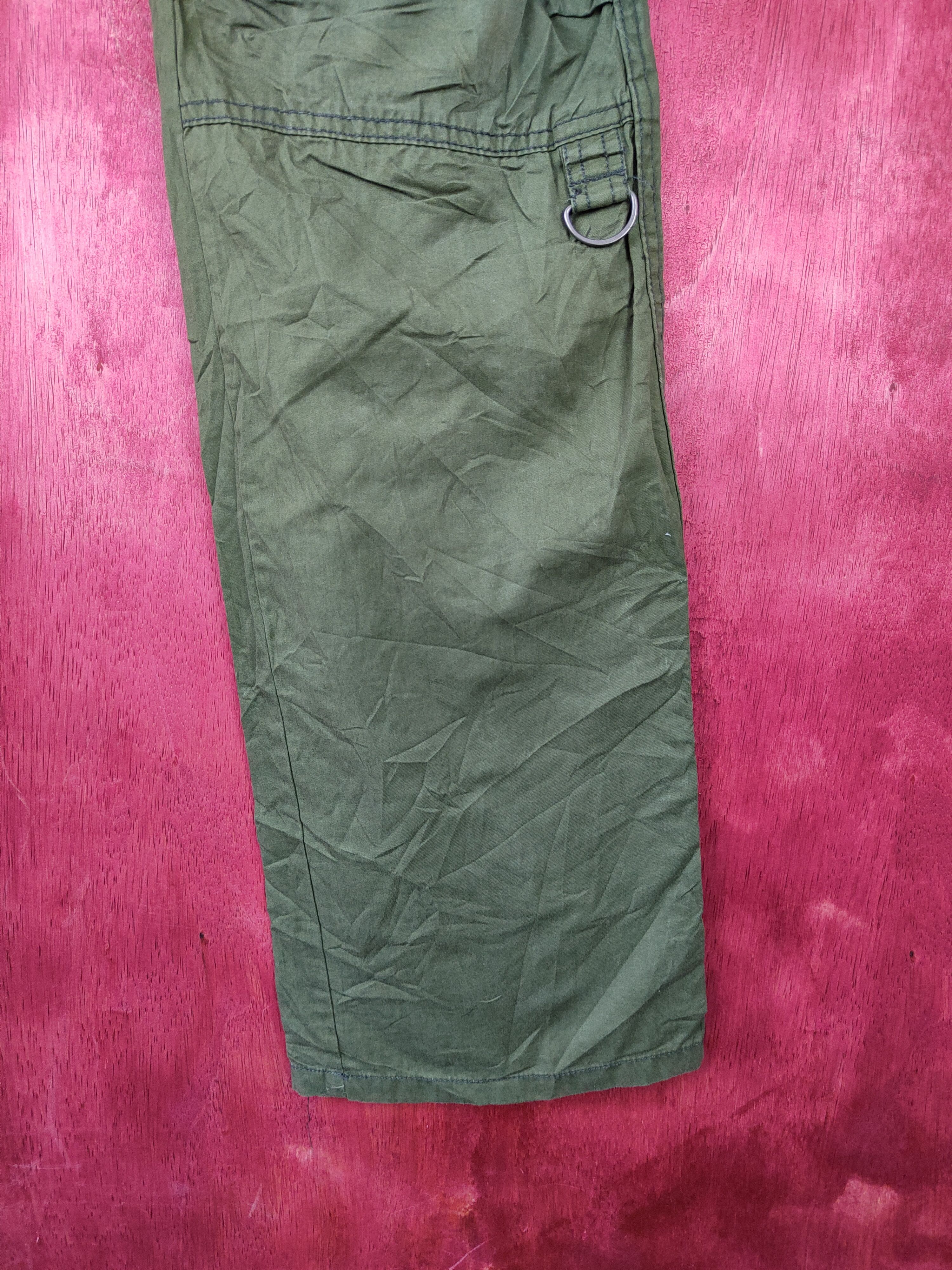 Vintage DL Edge Rupert Green Multi Pocket Tactical Cargo Pants #S378 Size US 31 - 6 Thumbnail