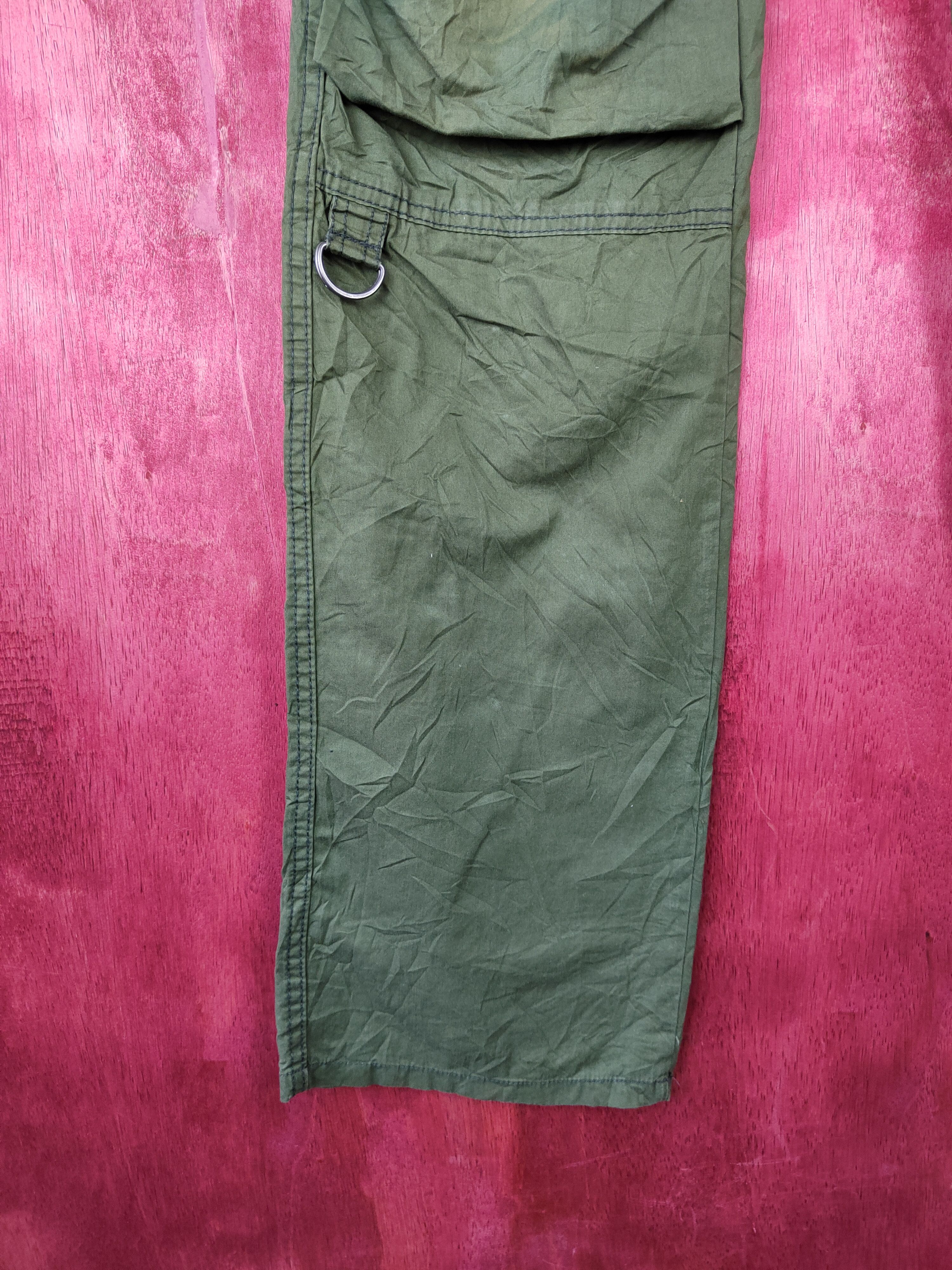 Vintage DL Edge Rupert Green Multi Pocket Tactical Cargo Pants #S378 Size US 31 - 4 Thumbnail