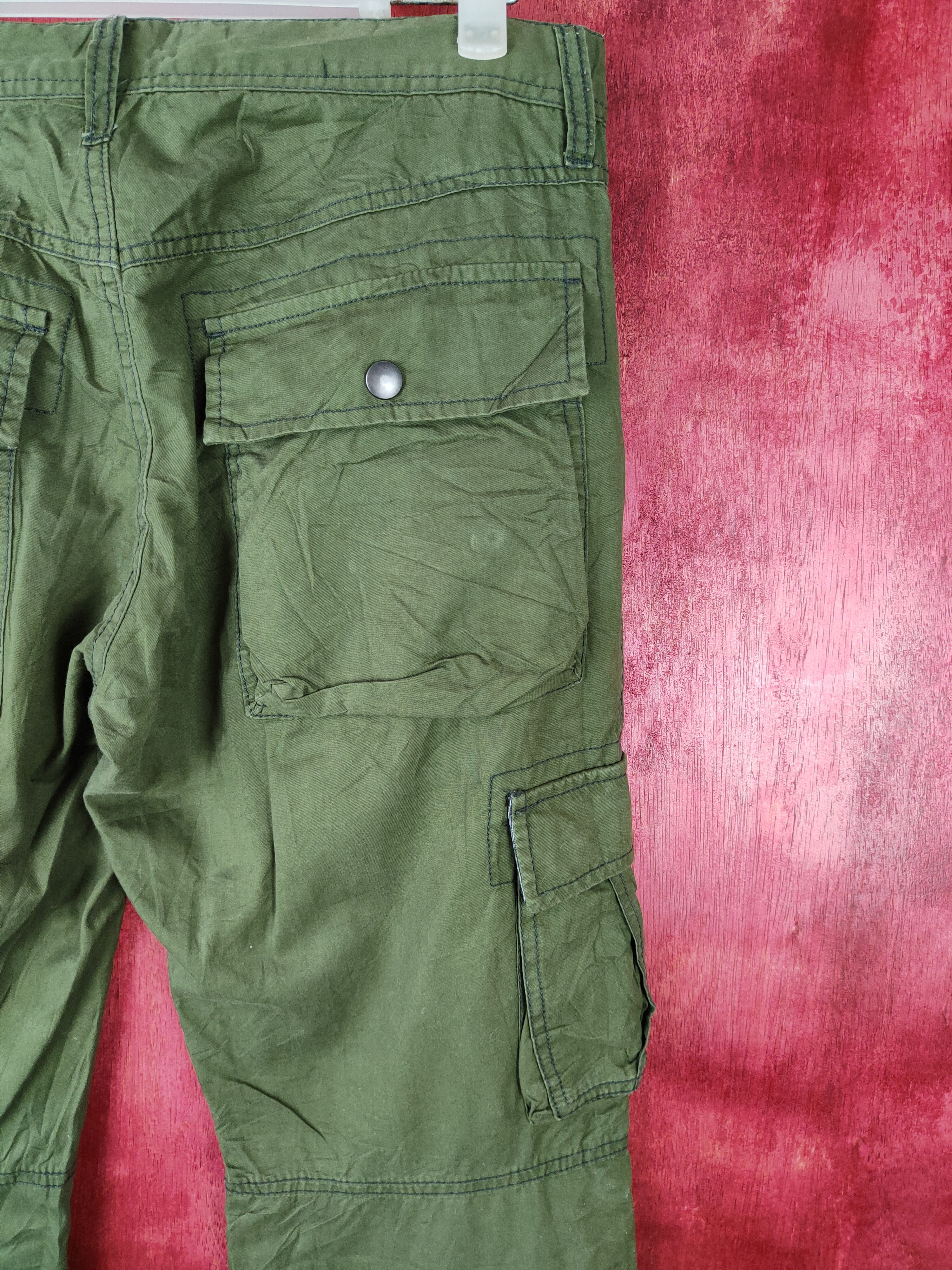 Vintage DL Edge Rupert Green Multi Pocket Tactical Cargo Pants #S378 Size US 31 - 10 Thumbnail