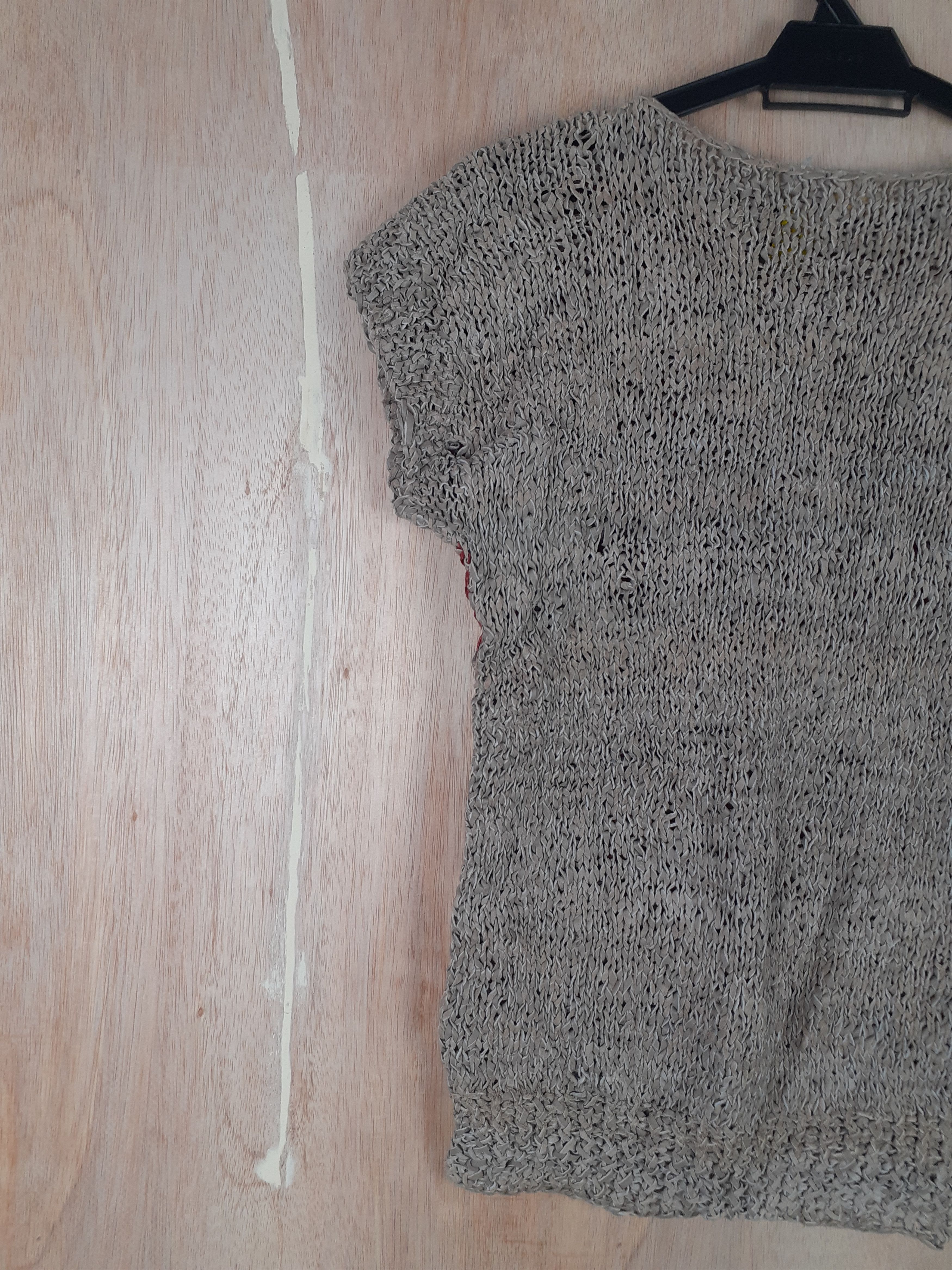 Genuine Leather 100% Leather Made in Turkey knit crochet shirt #3087 Size S / US 4 / IT 40 - 5 Thumbnail