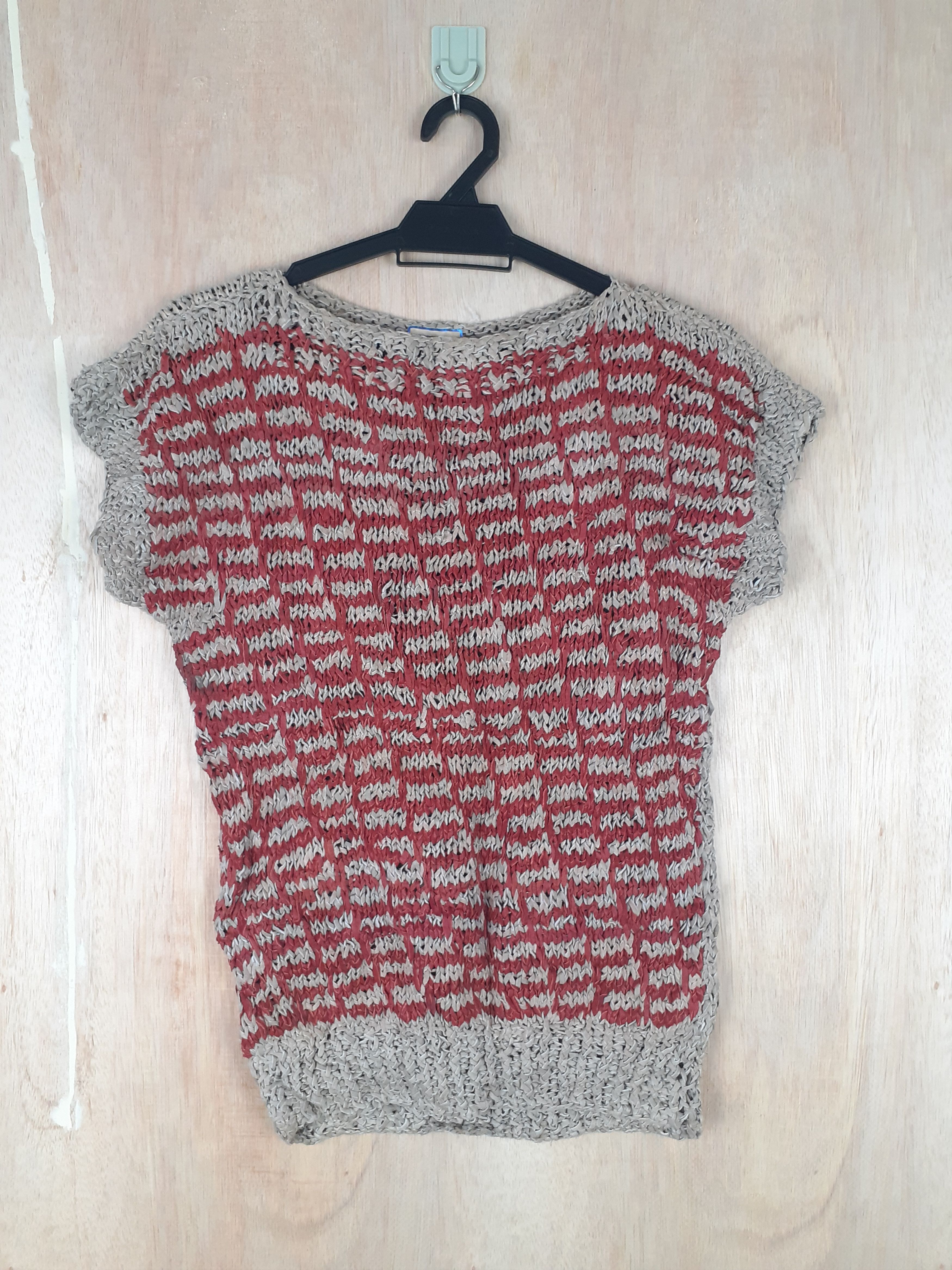 Genuine Leather 100% Leather Made in Turkey knit crochet shirt #3087 Size S / US 4 / IT 40 - 1 Thumbnail
