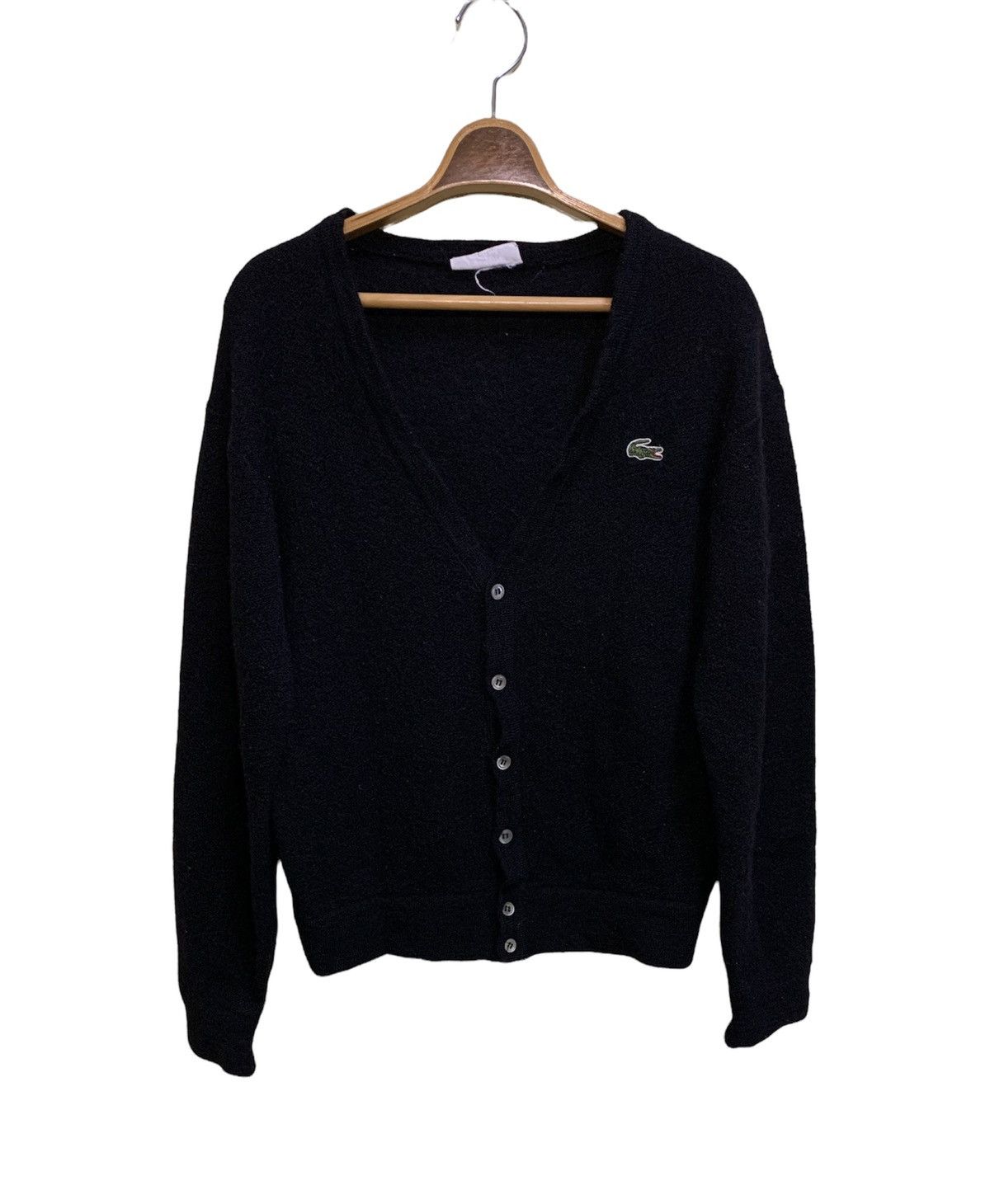 Lacoste Wool Cardigan Lacoste Black Cardigan Size US S / EU 44-46 / 1 - 1 Thumbnail