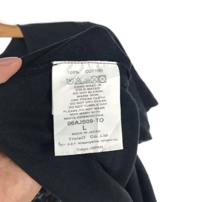 Japanese Brand TROISO OR GOLD Japanese Designer Black T Shirt Size US L / EU 52-54 / 3 - 5 Thumbnail