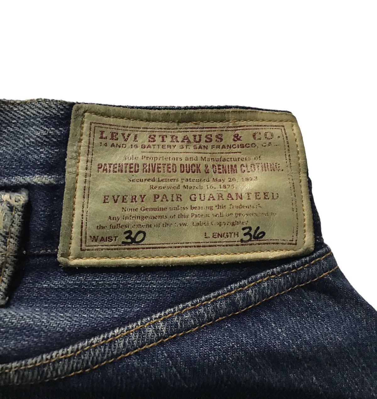 Levi's Vintage Clothing VINTAGE LEVI’S MADE IN USA DENIM PANTS Size US 30 / EU 46 - 7 Thumbnail
