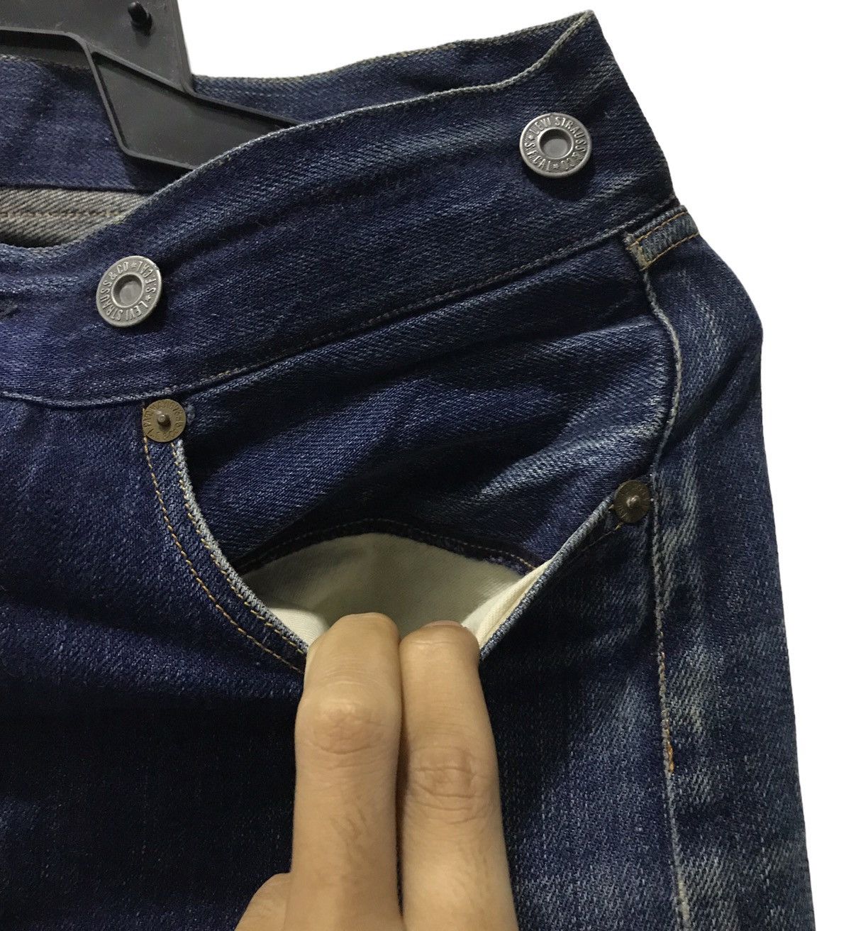 Levi's Vintage Clothing VINTAGE LEVI’S MADE IN USA DENIM PANTS Size US 30 / EU 46 - 6 Thumbnail