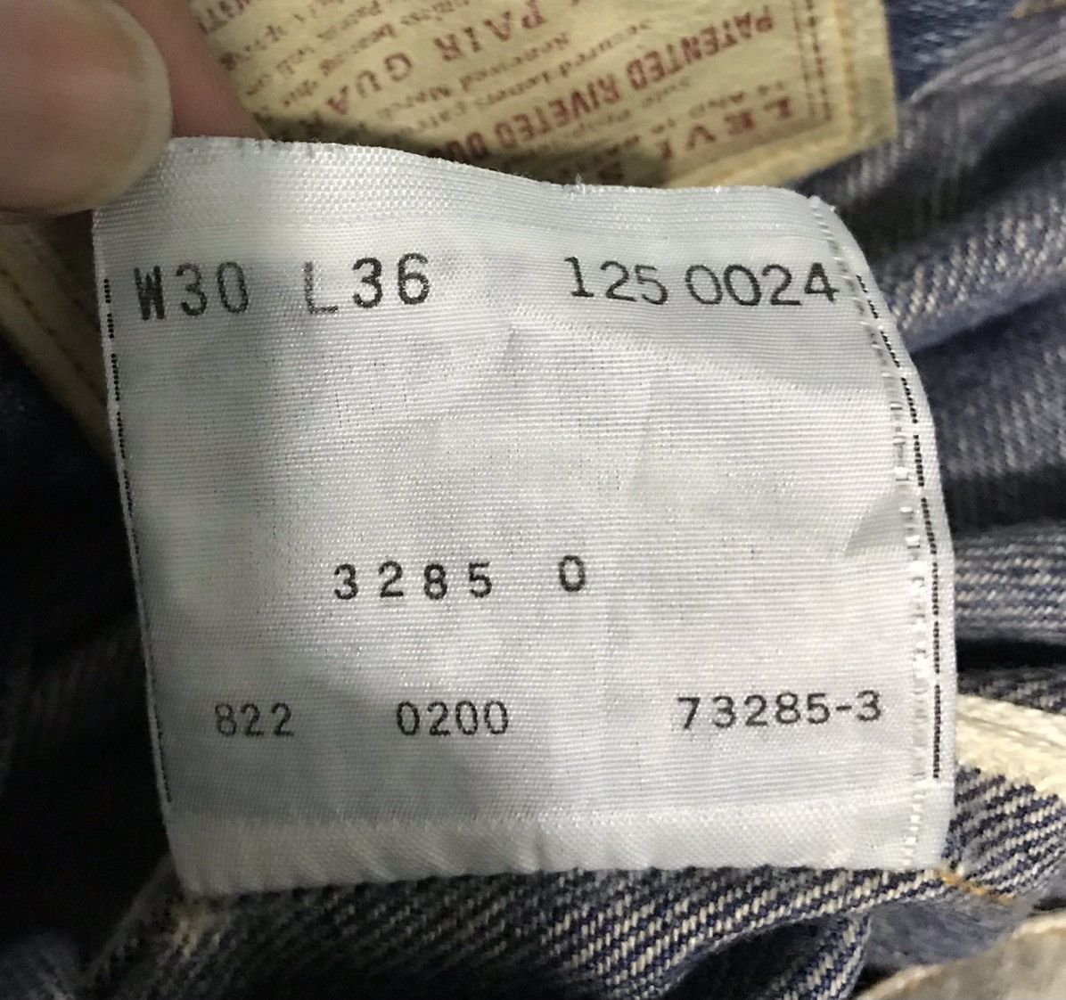 Levi's Vintage Clothing VINTAGE LEVI’S MADE IN USA DENIM PANTS Size US 30 / EU 46 - 16 Thumbnail