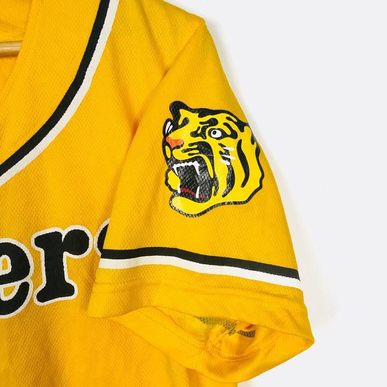 MLB Vintage HANSHIN TIGERS Baseball Jersey Size US S / EU 44-46 / 1 - 4 Thumbnail
