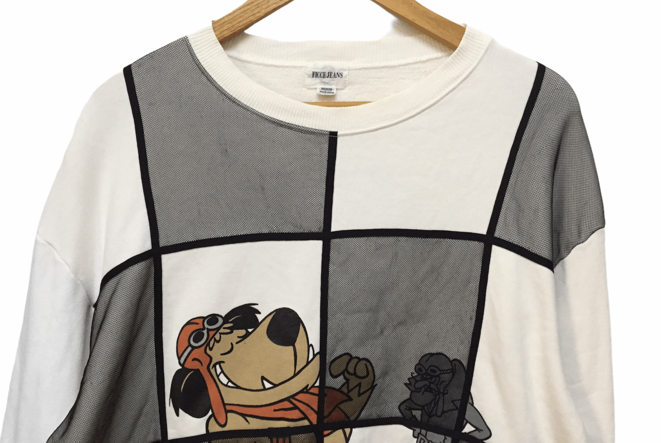 Yoshiyuki Konishi AW2000 FICCE 'Muttley' mesh layer sweatshirt Size US L / EU 52-54 / 3 - 3 Thumbnail