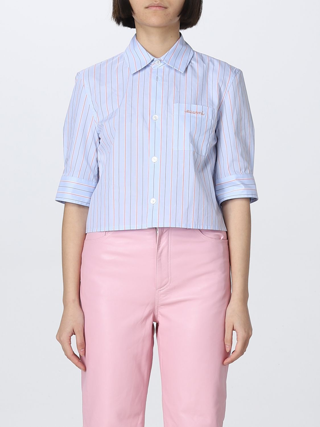 Marni Shirt Woman Gnawed Blue