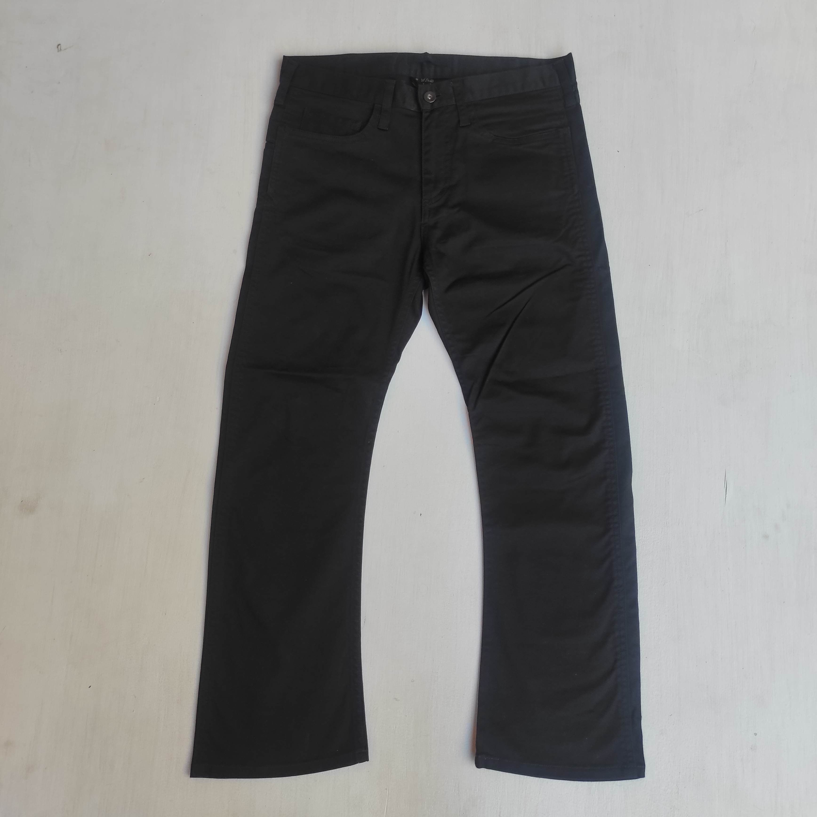 Hysteric Glamour Flare Pants Junhashimoto Black Curve Slim Bootcut Hype Size US 32 / EU 48 - 2 Thumbnail