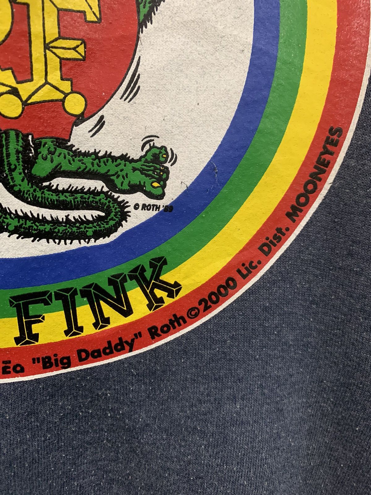 Cartoon Network × Vintage Vintage Y2K Rat Fink Fever Hoodies Size US S / EU 44-46 / 1 - 11 Thumbnail