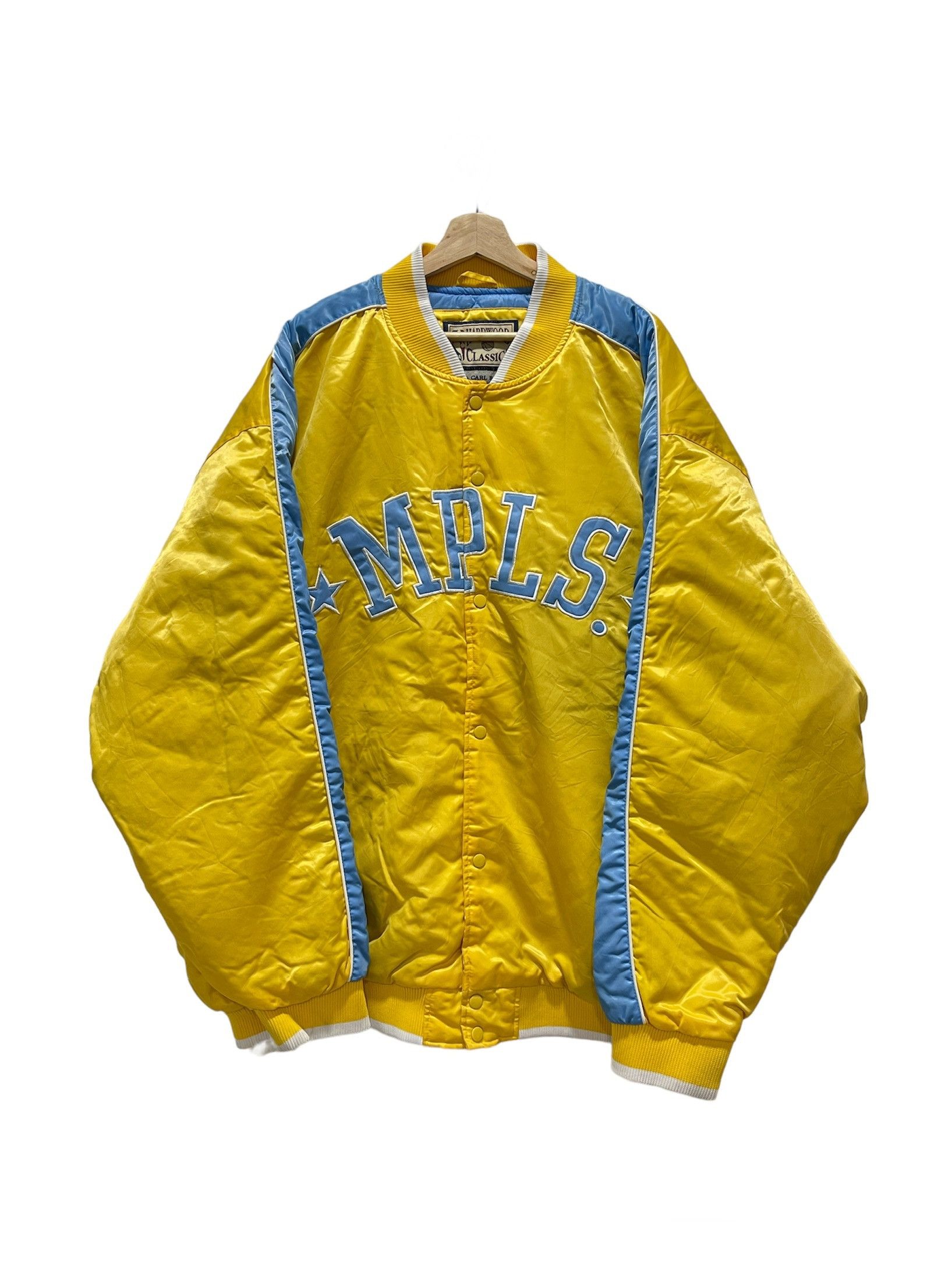 NBA × Vintage Vintage Minneapolis Laker NBA Oversized Varsity Jacket Size US XXL / EU 58 / 5 - 2 Thumbnail