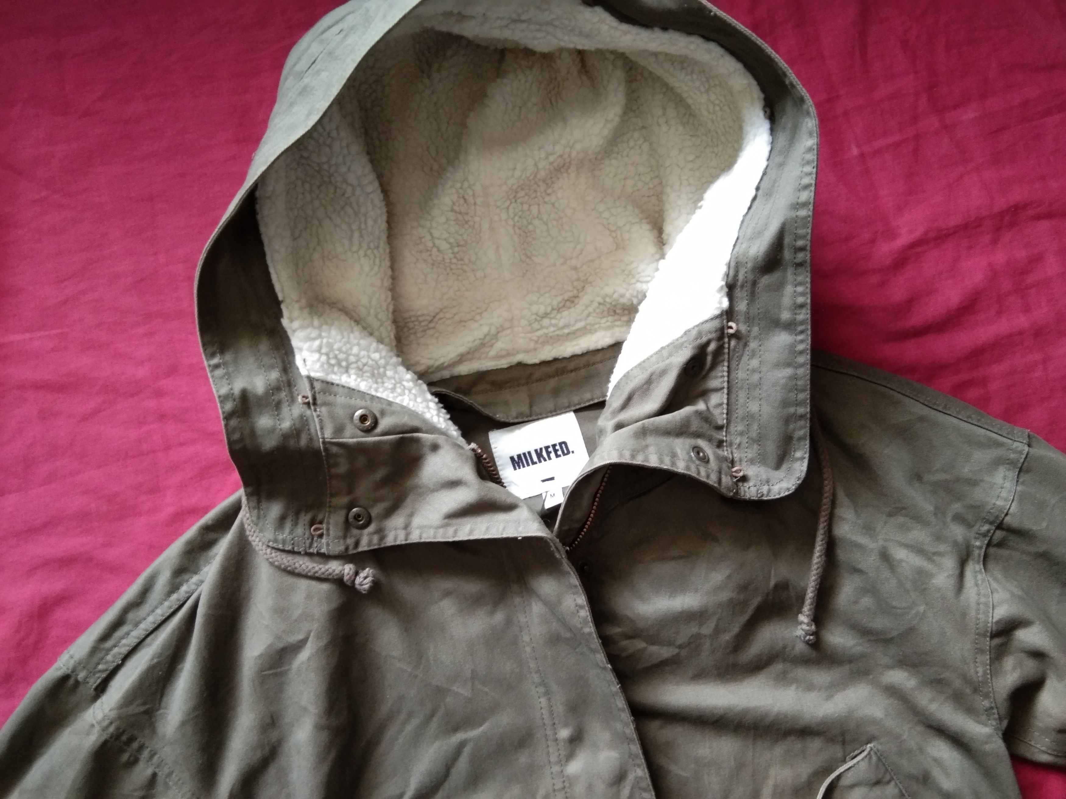 MILKFED $229 MILKFED by Sofia Coppola Parka hoodie Army Jacket Size M / US 6-8 / IT 42-44 - 1 Thumbnail