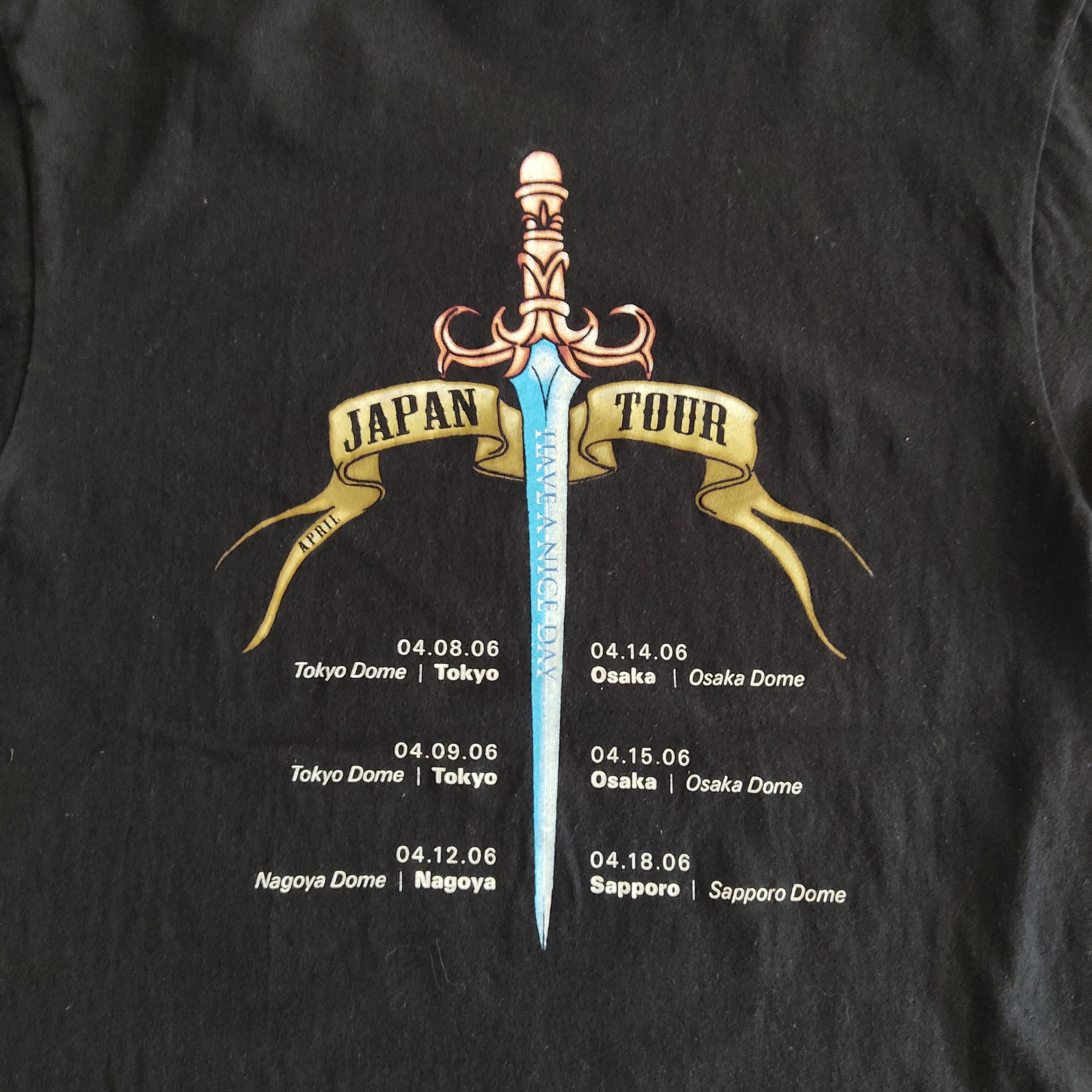 Band Tees BON JOVI Have A Nice Day 2006 Japan Tour T-shirt Size US M / EU 48-50 / 2 - 10 Thumbnail