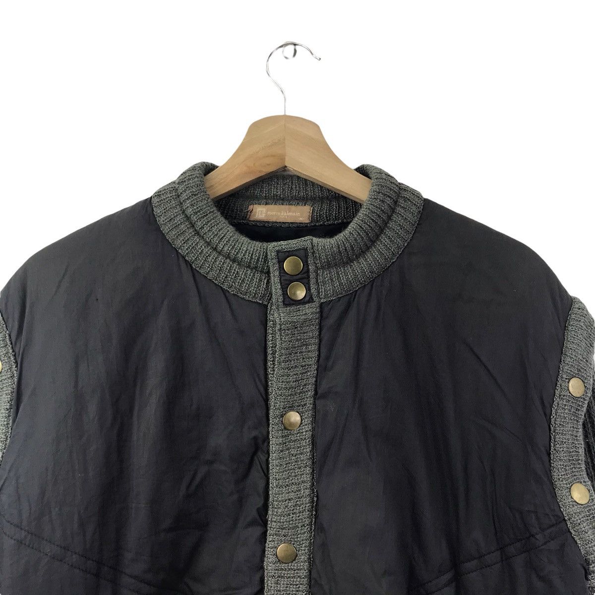 Pierre Balmain Vintage PIERRE BALMAIN PARIS Brand Designer Wool GreySweater Size US M / EU 48-50 / 2 - 2 Thumbnail