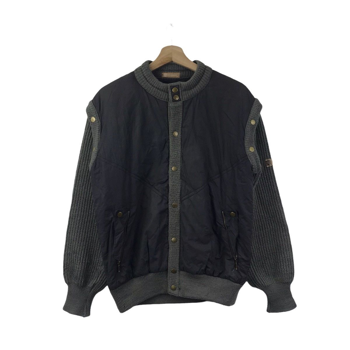 Pierre Balmain Vintage PIERRE BALMAIN PARIS Brand Designer Wool GreySweater Size US M / EU 48-50 / 2 - 1 Thumbnail