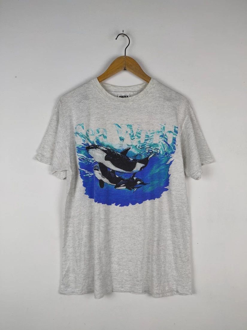 Vintage Vintage Sea World Tees Size US XL / EU 56 / 4 - 2 Thumbnail