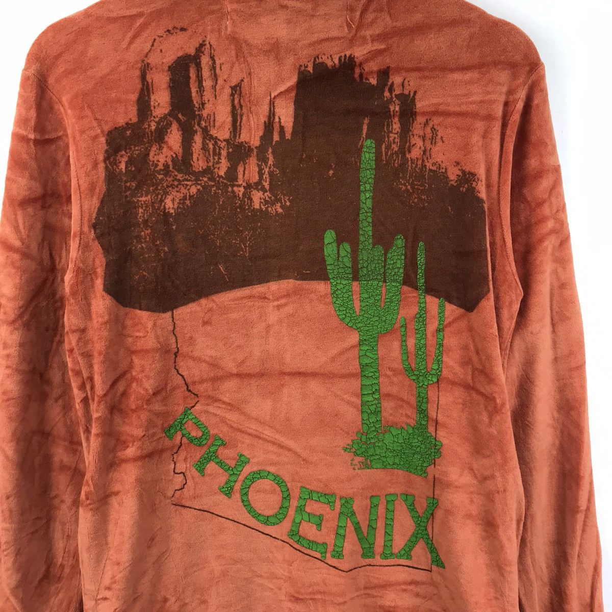 Phoenix Clothing × Vintage Vintage PHOENIX QUA-TSI USA Orange Sweater Size US XS / EU 42 / 0 - 2 Thumbnail