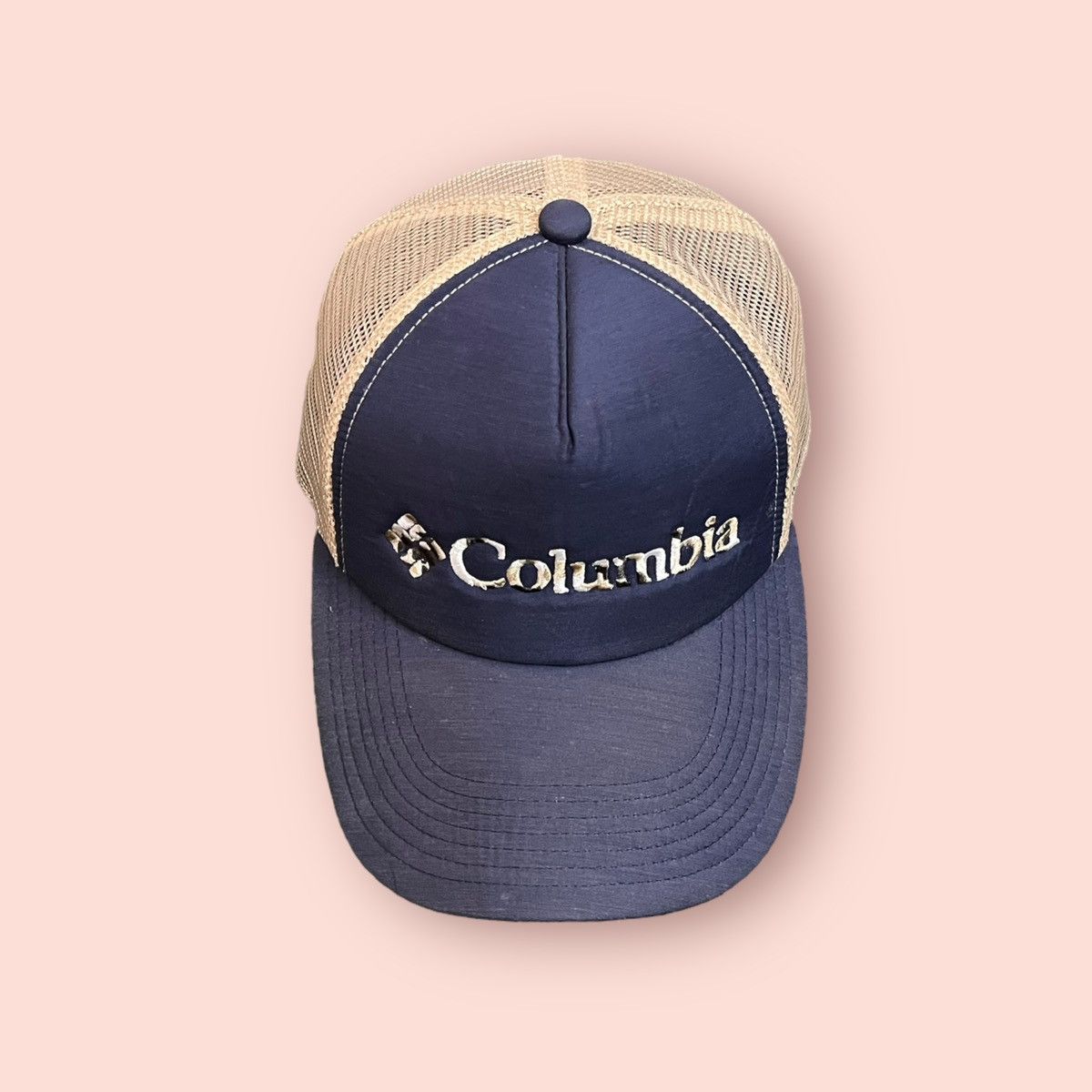 Columbia VINTAGE COLUMBIA CAMO EMBROIDERED TRUCKER SNAPBACK Size ONE SIZE - 2 Thumbnail