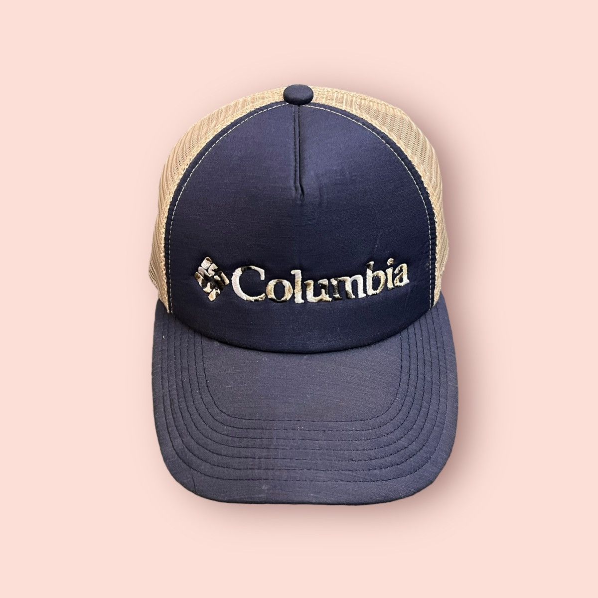 Columbia VINTAGE COLUMBIA CAMO EMBROIDERED TRUCKER SNAPBACK Size ONE SIZE - 3 Thumbnail