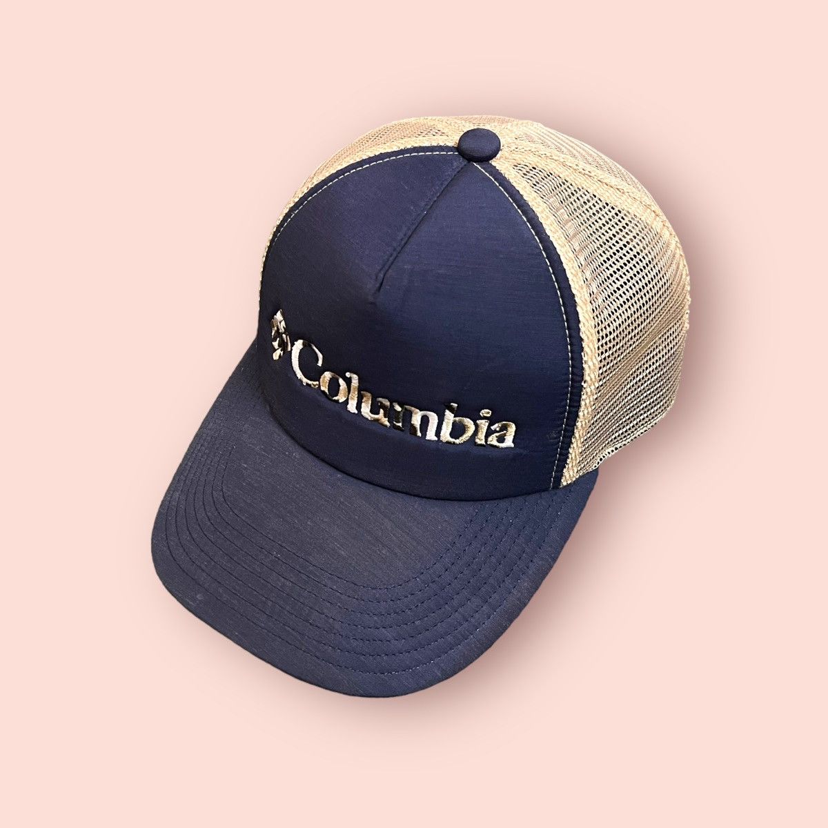 Columbia VINTAGE COLUMBIA CAMO EMBROIDERED TRUCKER SNAPBACK Size ONE SIZE - 1 Thumbnail