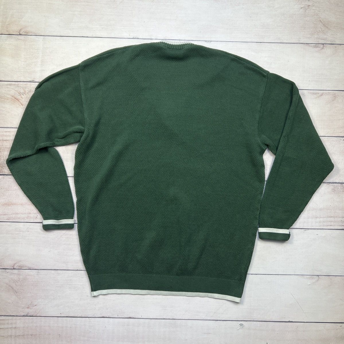 Lacoste Vintage Lacoste Golf Green Sweater Knitwear Rare Size US L / EU 52-54 / 3 - 6 Thumbnail