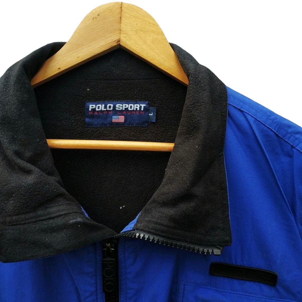 Japanese Brand × Polo Ralph Lauren × Vintage Polo Sport Ralph Lauren Vintage Fleece Jacket. #A6 Size US L / EU 52-54 / 3 - 2 Thumbnail
