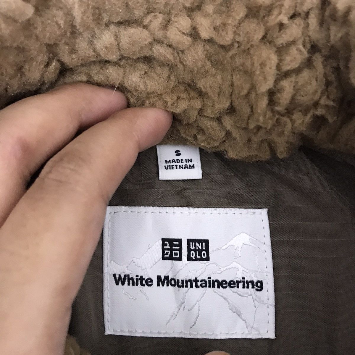 Uniqlo × White Mountaineering WHITE MOUNTAINEERING x UNIQLO Sherpa Fleece Brown Sweatshirt Size US S / EU 44-46 / 1 - 3 Thumbnail