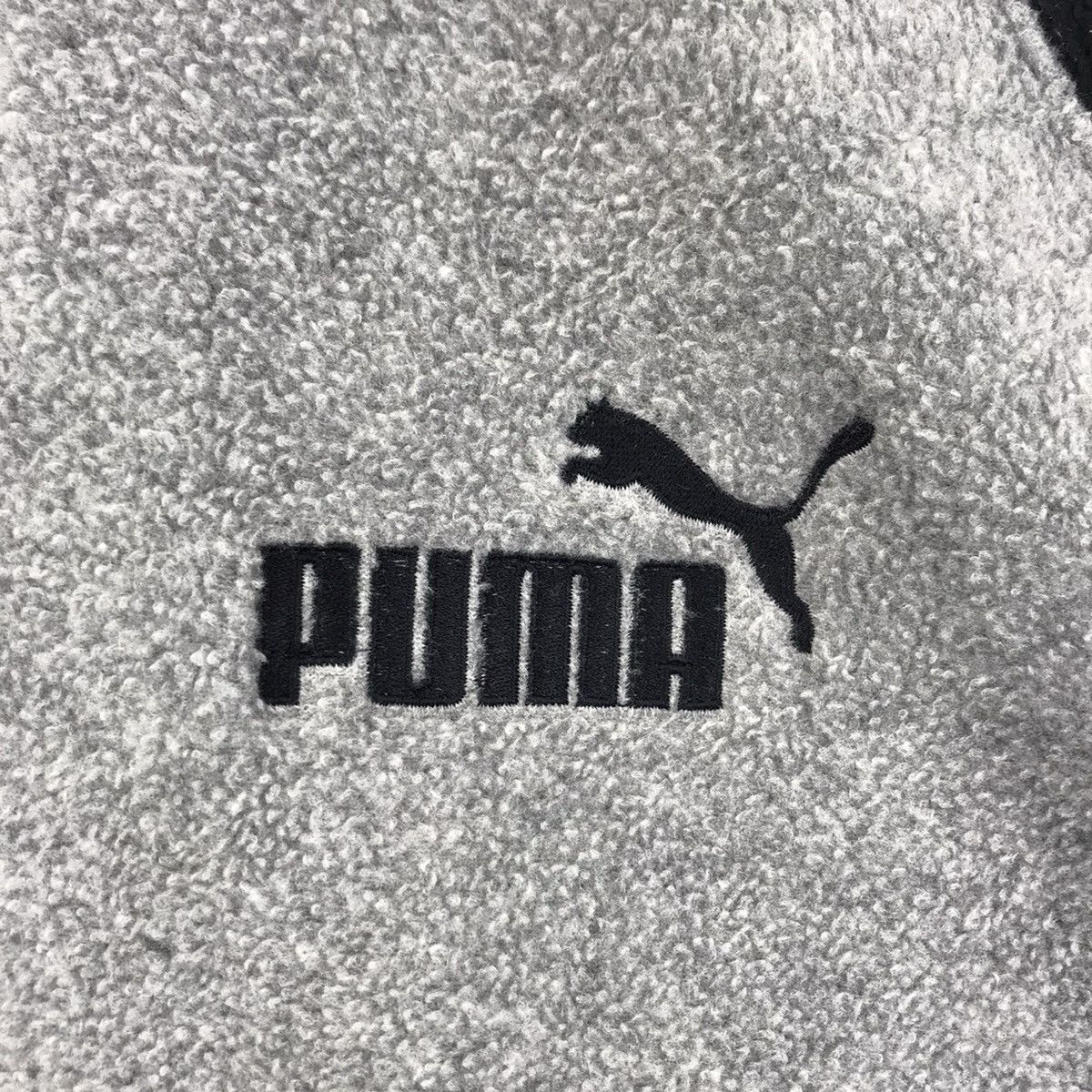 Puma PUMA Emboidered Logo Fleece Half Zipper Grey Swestshirt Size US M / EU 48-50 / 2 - 3 Thumbnail