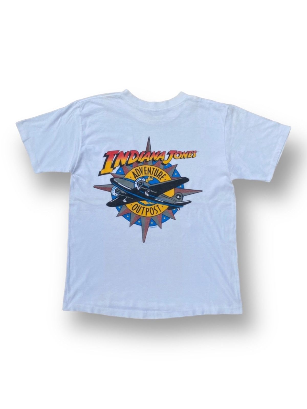 Disney × Vintage Indiana Jones Adventure Outpost Single Pocket Vtg Shirt.#W Size US L / EU 52-54 / 3 - 1 Thumbnail