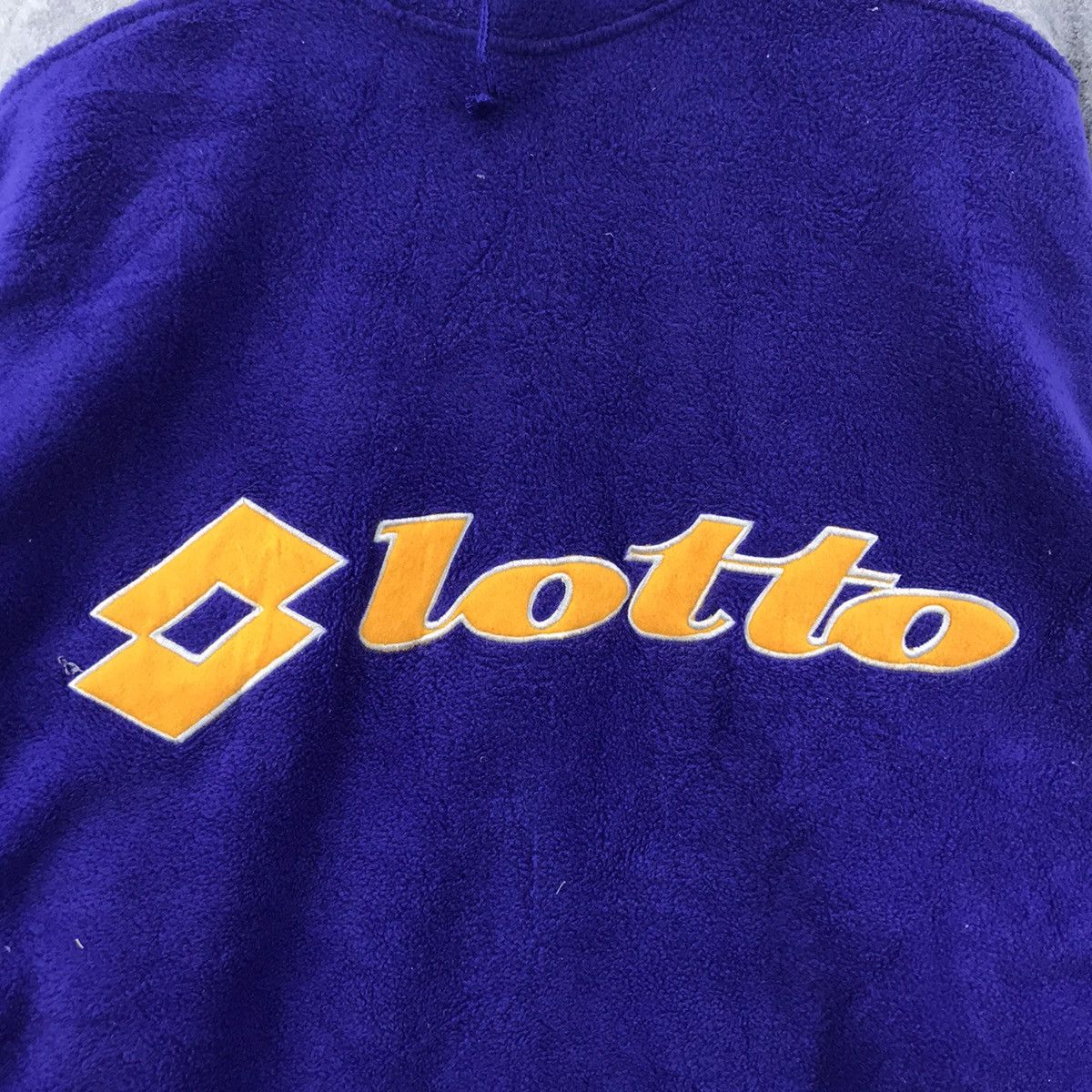 Lotto Sport Vintage LOTTO ITALIA Big EmbroideredOversizeFleeceSweatshirt Size US XL / EU 56 / 4 - 3 Thumbnail
