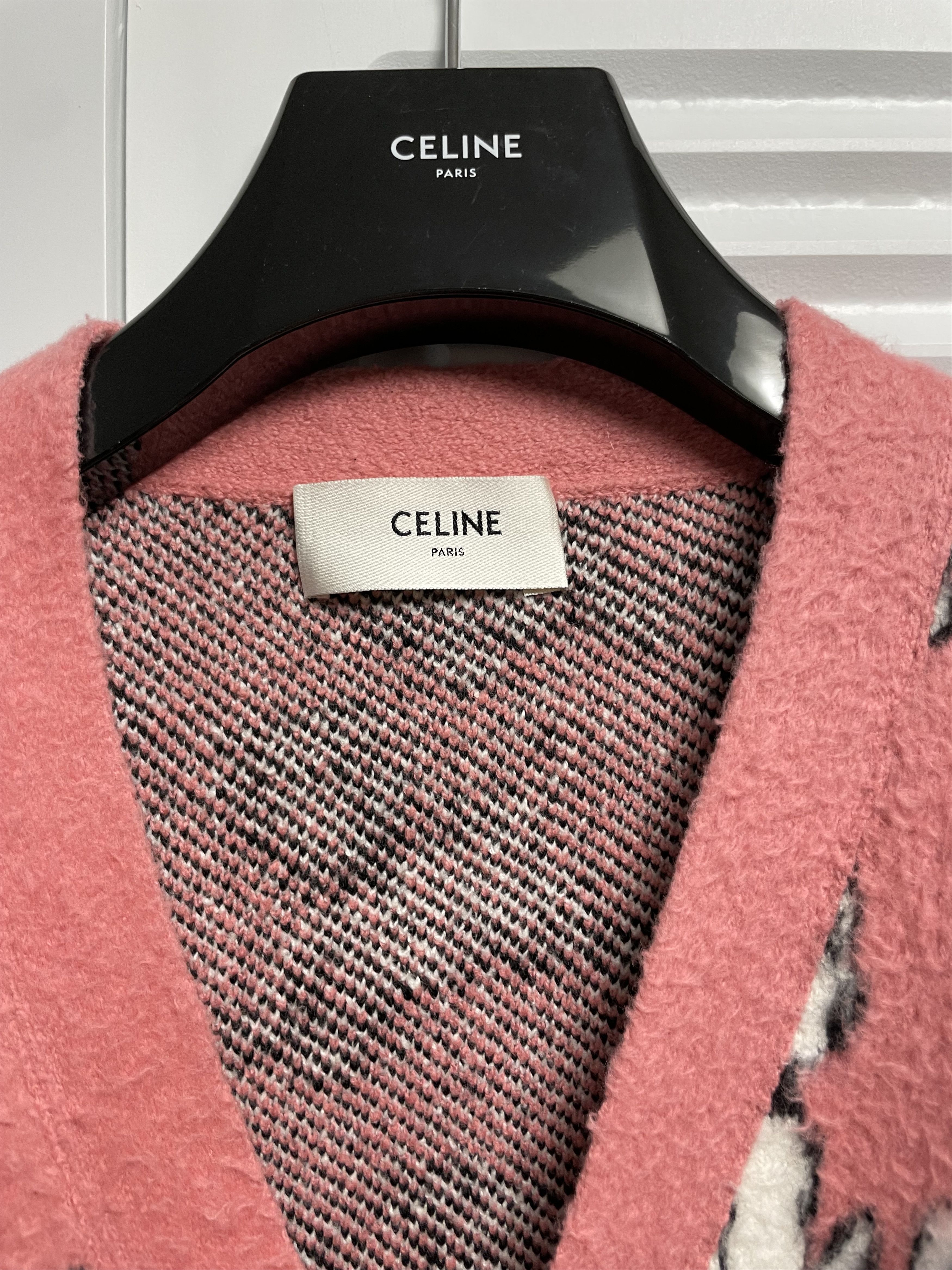 Celine SS22 AMY DORIAN ARTIST JACQUARD CARDIGAN Size US XS / EU 42 / 0 - 2 Thumbnail